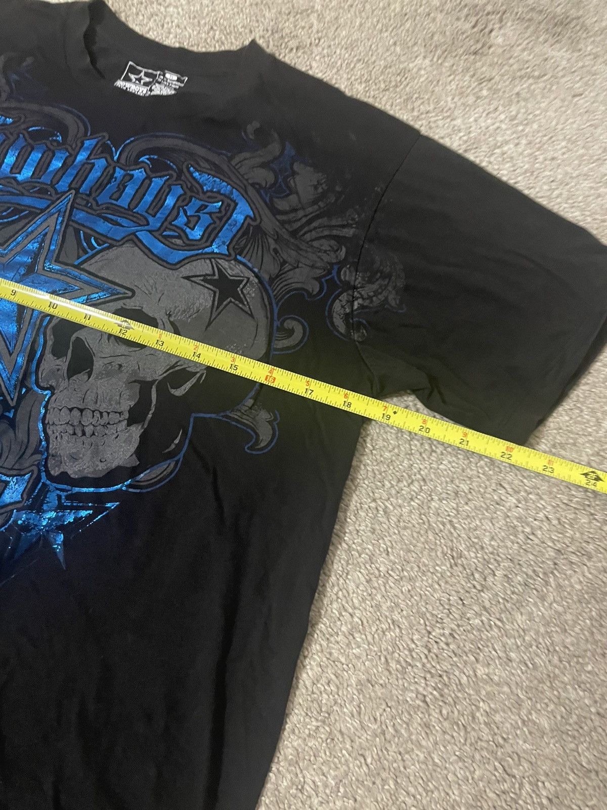 NFL Dallas Cowboys Skull Graphic T Shirt Men’s Size Medium Black Size US M / EU 48-50 / 2 - 5 Thumbnail