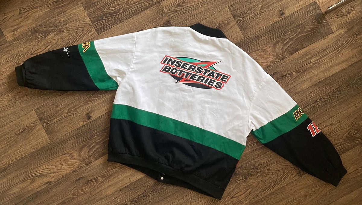 Vintage Vintage NASCAR Formula 1 Interstate Botteries Racing Jacket Size US XL / EU 56 / 4 - 5 Thumbnail