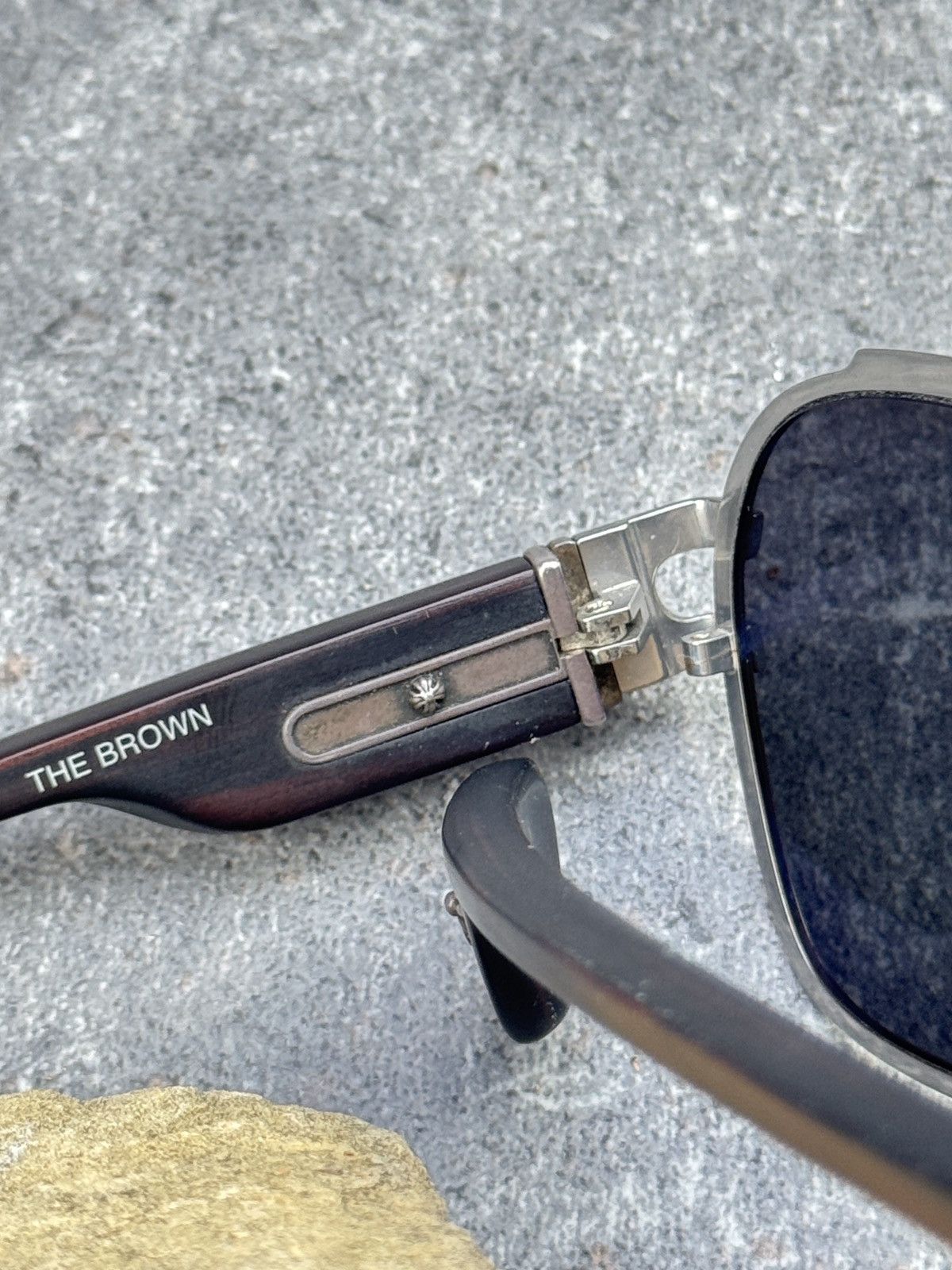 Chrome Hearts Chrome Hearts The Brown Glasses Size ONE SIZE - 12 Thumbnail