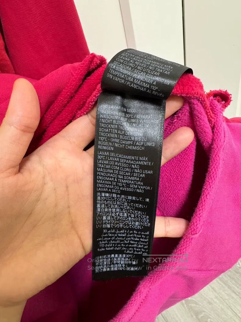Balenciaga Balenciaga Pink Hoodie Size US XXS / EU 40 - 6 Thumbnail