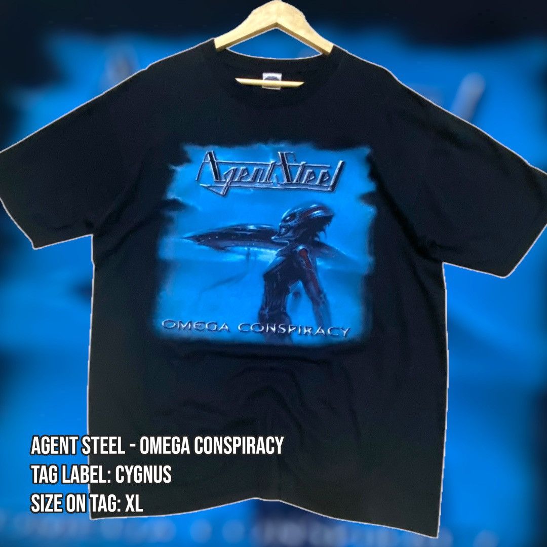 Band Tees Agent Steel - Omega Conspiracy Band Tee Size US XL / EU 56 / 4 - 1 Thumbnail
