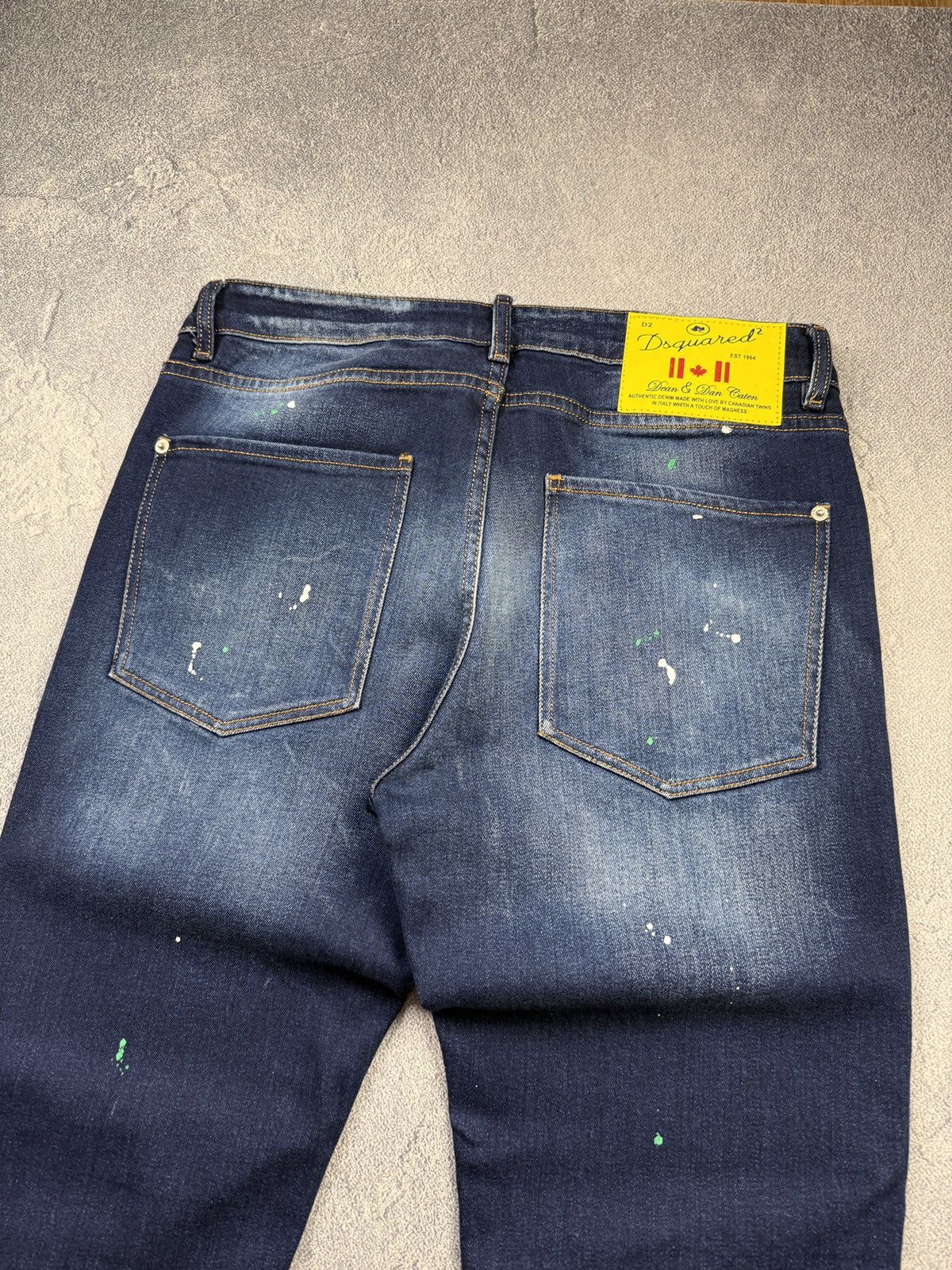 Dsquared2 Dsquared Jeans Italian Designer Navy Denim Rare Vintage Y2K Size US 34 / EU 50 - 9 Thumbnail
