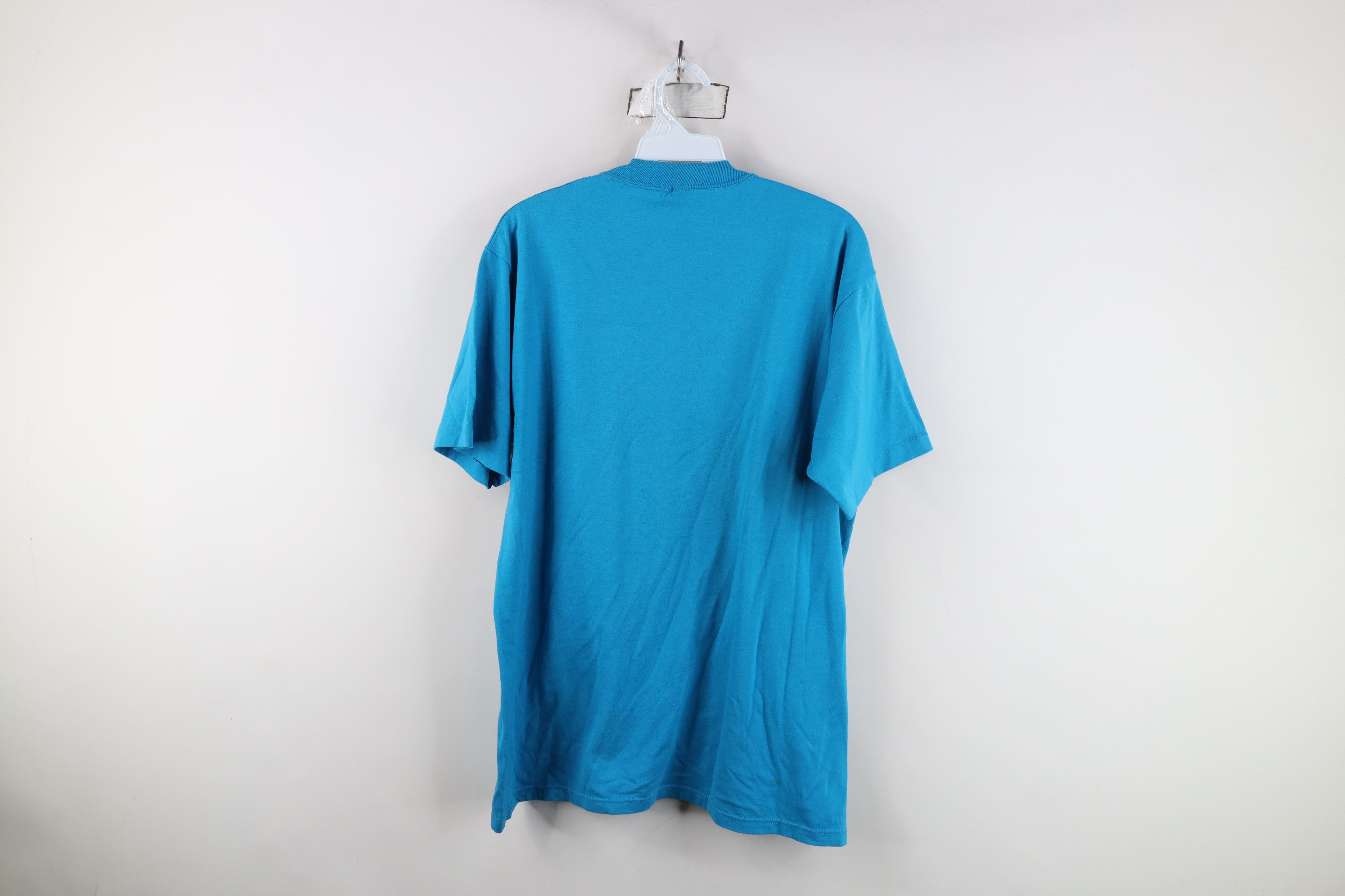 Vintage Vintage 90s MorningStar Ministries Church T-Shirt Blue USA Size US L / EU 52-54 / 3 - 11 Thumbnail