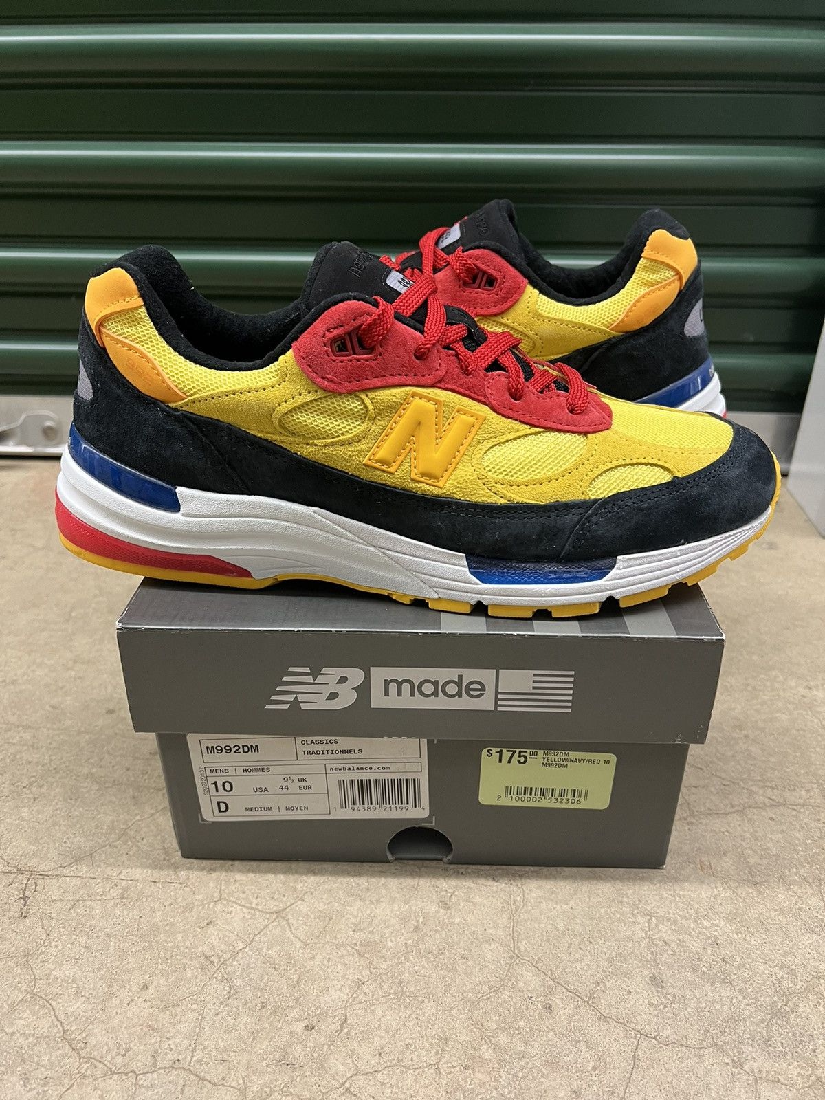 Red and yellow new balance clearance