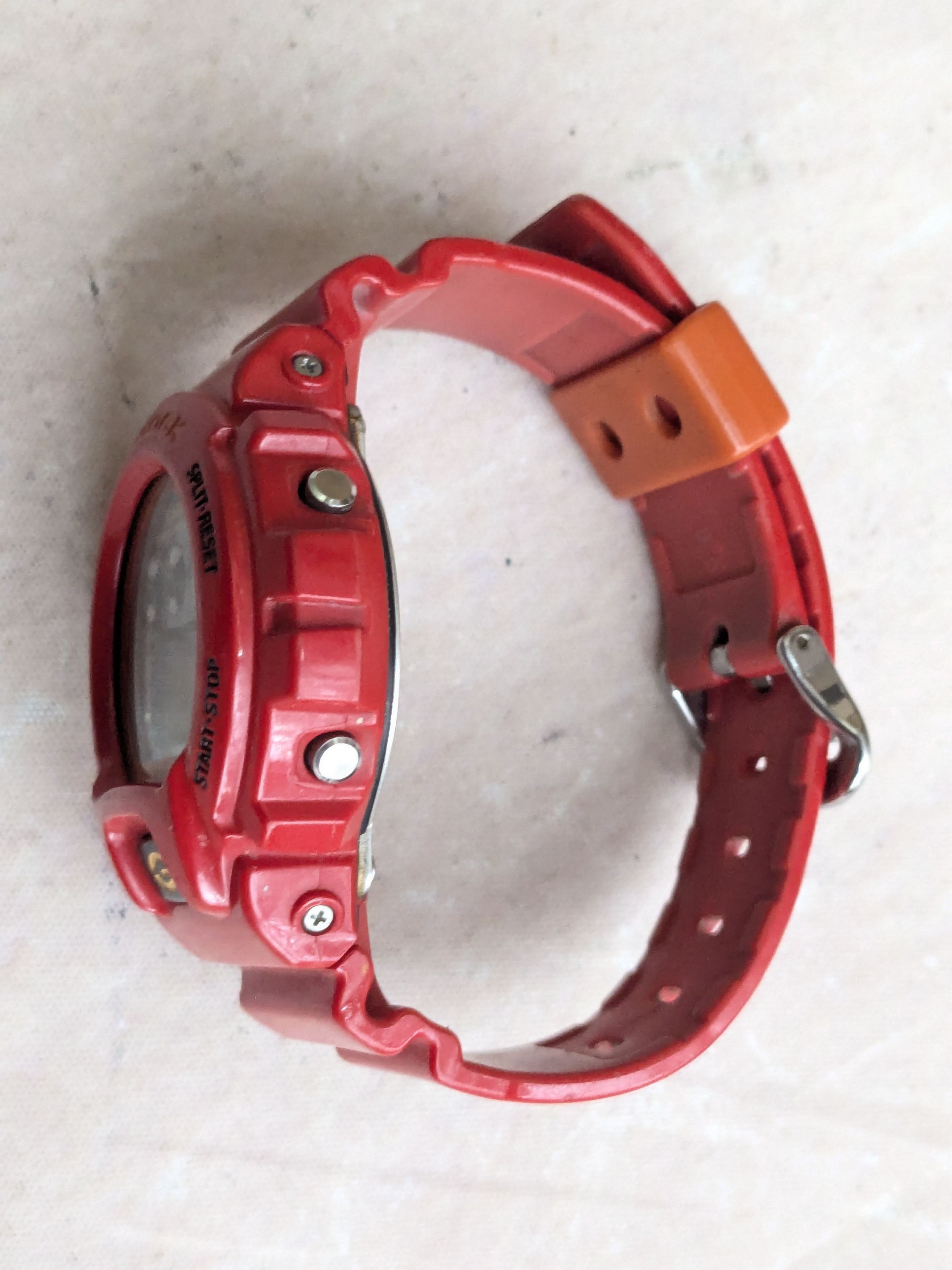 Casio Casio G-Shock DW6900CB-4 Red Orange Watch Rubber Size ONE SIZE - 2 Thumbnail