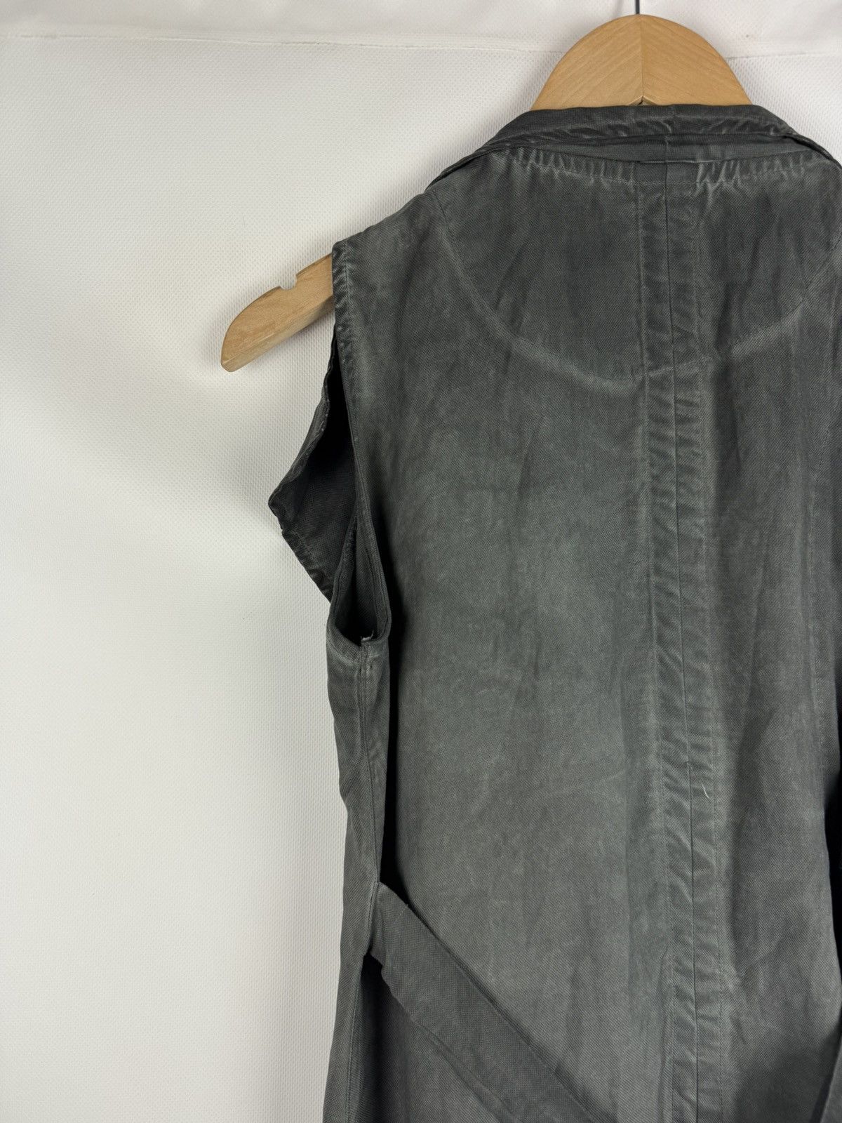 Japanese Brand Junus Coban Avant-garde Assymetrical Vest Tunic Jacket Size L / US 10 / IT 46 - 13 Thumbnail