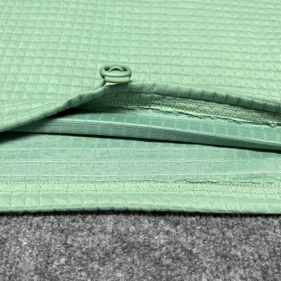 Vintage Rue21 Cropped Sweatshirt Womens XS Green Long Sleeve Crew Neck Quilted Pullover New Size XS / US 0-2 / IT 36-38 - 5 Thumbnail