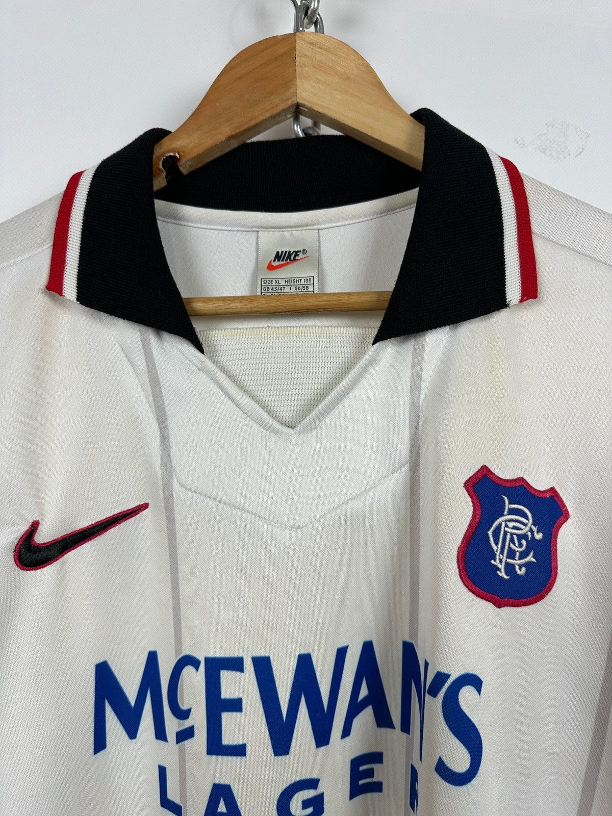 Nike 1998/99 Nike Rangers Vintage Third Kit Jersey Size US XL / EU 56 / 4 - 6 Thumbnail