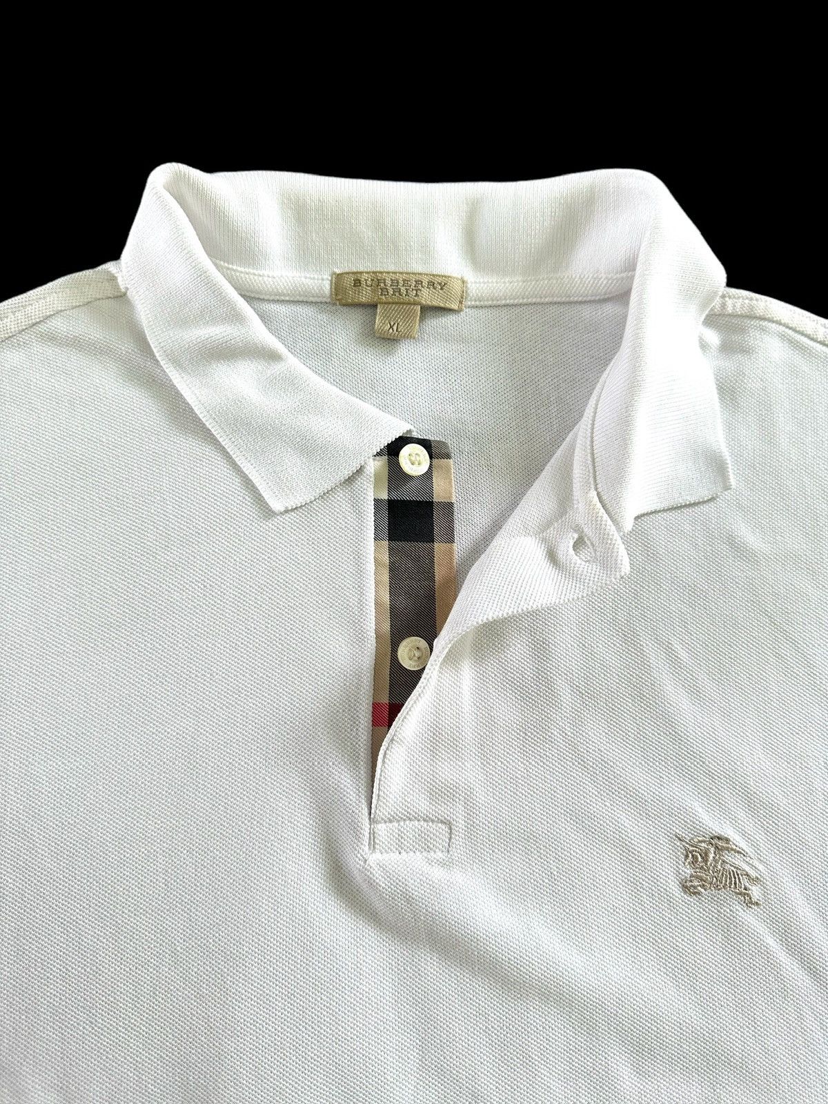 Burberry Burberry Brit white polo tee Size US M / EU 48-50 / 2 - 8 Thumbnail