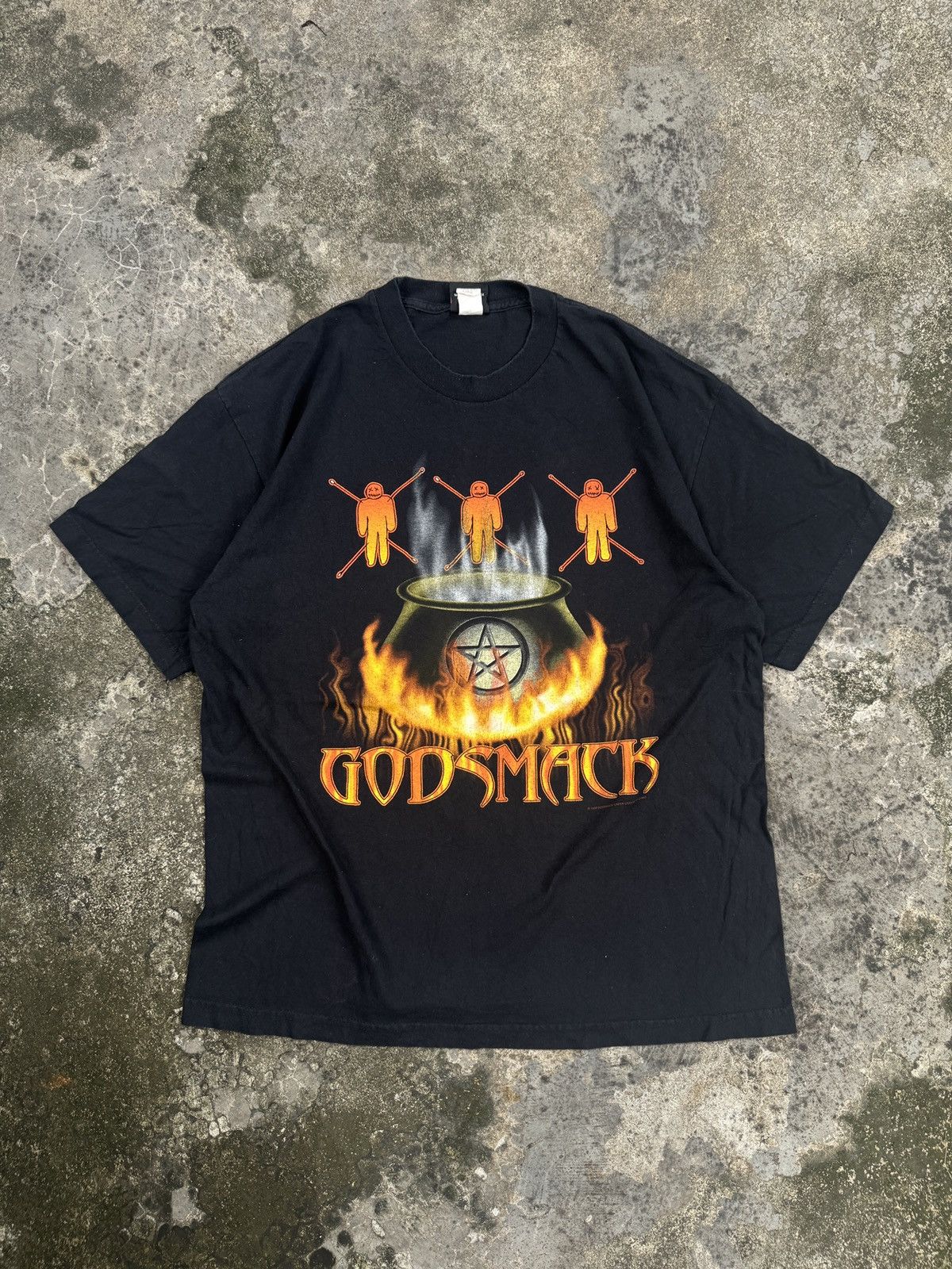 Vintage Vintage T-shit Godsmack Tour 1999' Size US XL / EU 56 / 4 - 1 Thumbnail