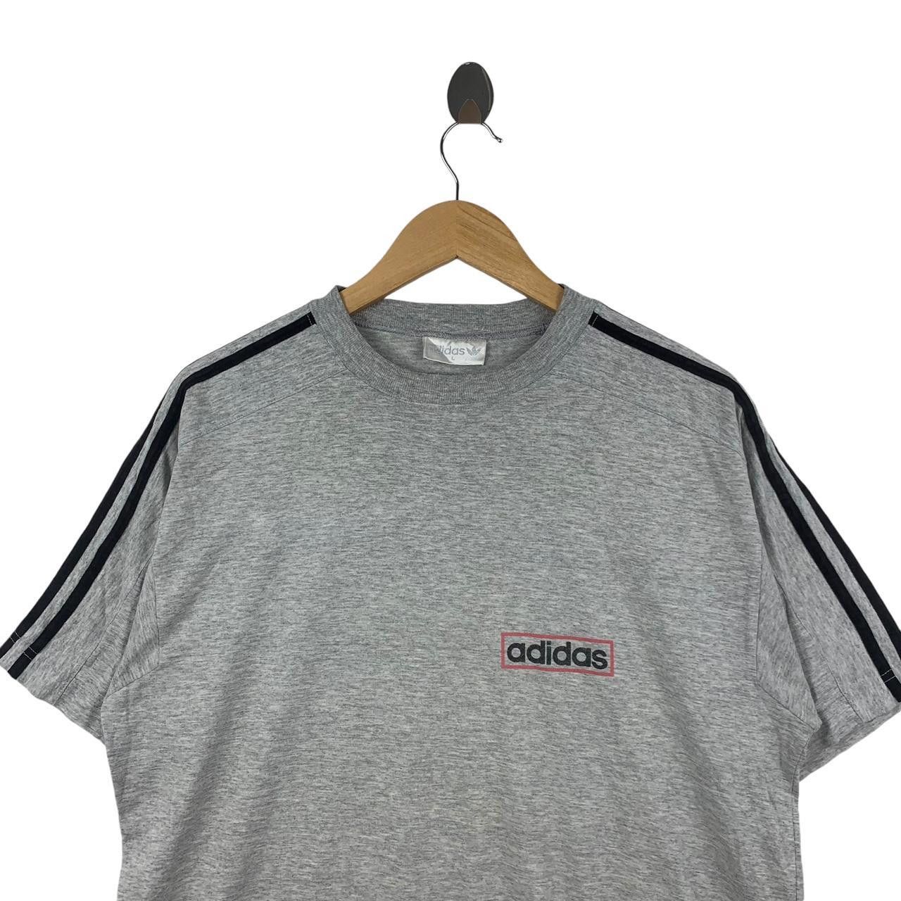 Adidas Vintage 90’ ADIDAS ORIGINALS 3 Stripes Logo Tee Shirt Top Size US L / EU 52-54 / 3 - 3 Thumbnail