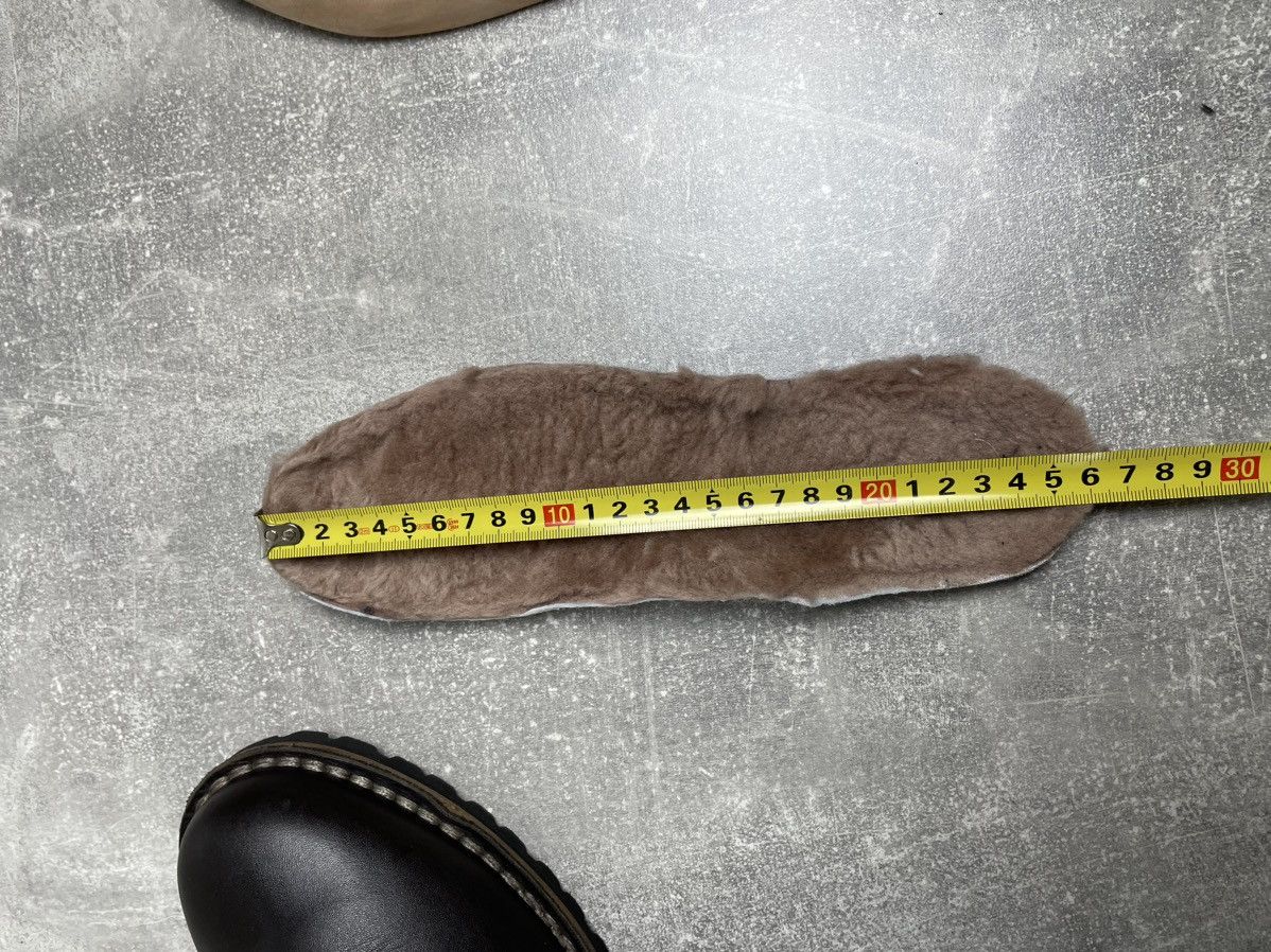 Rare Diemme Shearling Avant Garde Brown Straps Boots Vibram