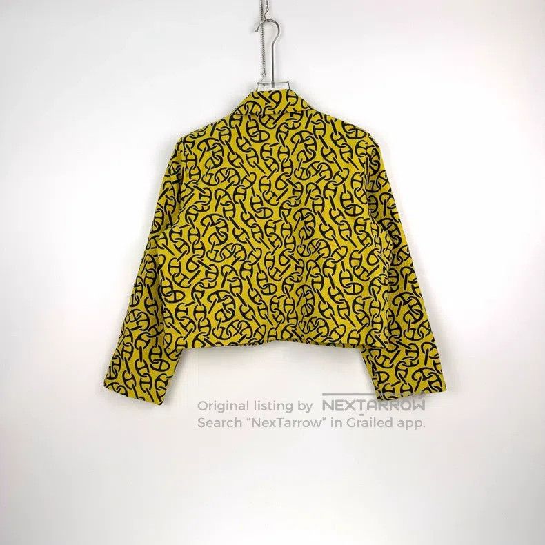 Hermes Hermes Yellow logo shirt Size XS / US 0-2 / IT 36-38 - 4 Thumbnail