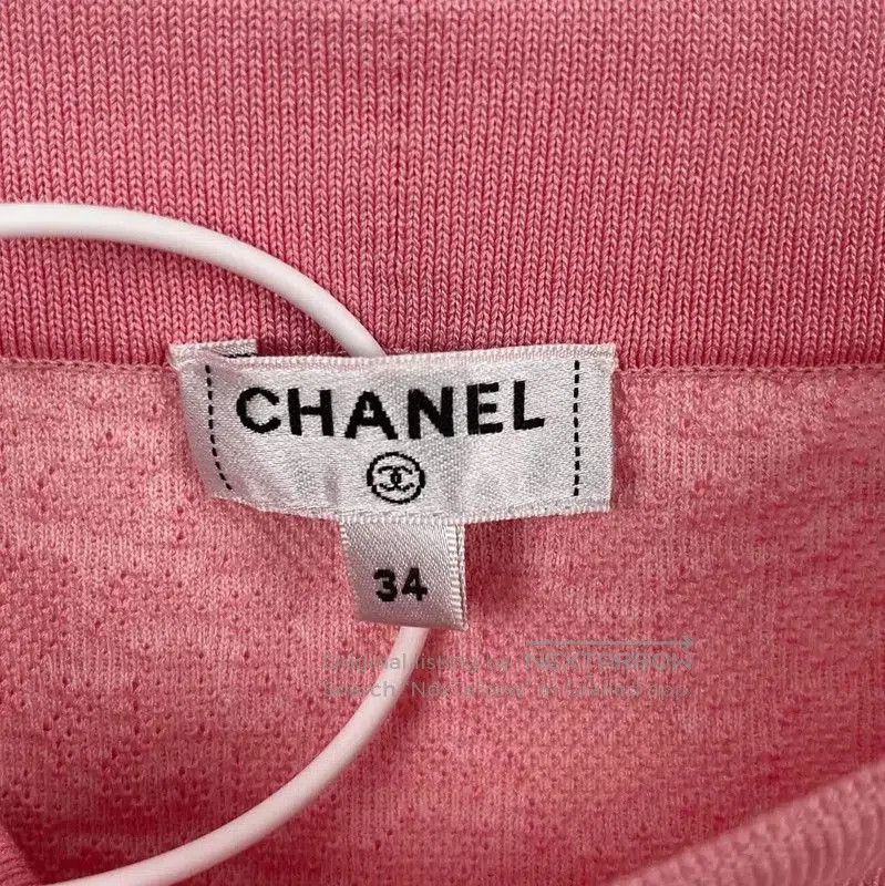 Chanel Chanel Pink Cotton Women's Skirt . Size 23" - 3 Thumbnail