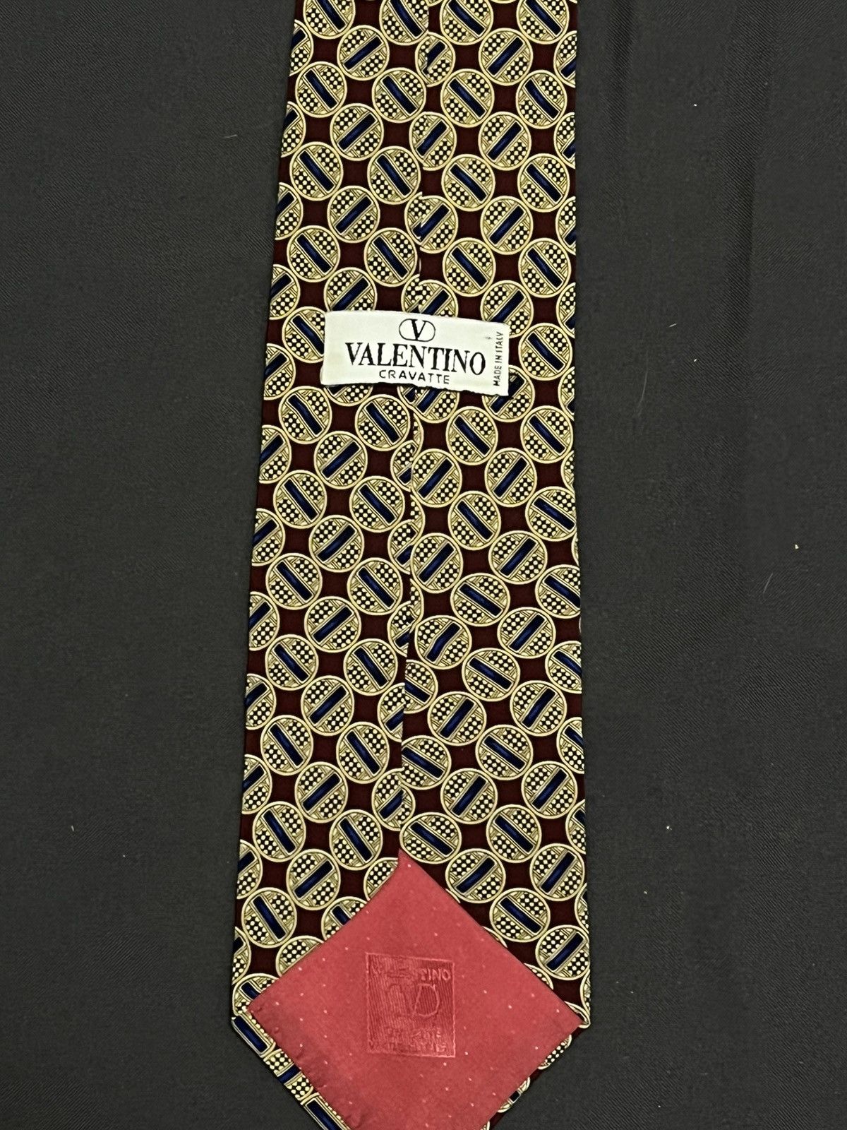 Valentino × Vintage Very old and rare valentino tie Size ONE SIZE - 6 Thumbnail