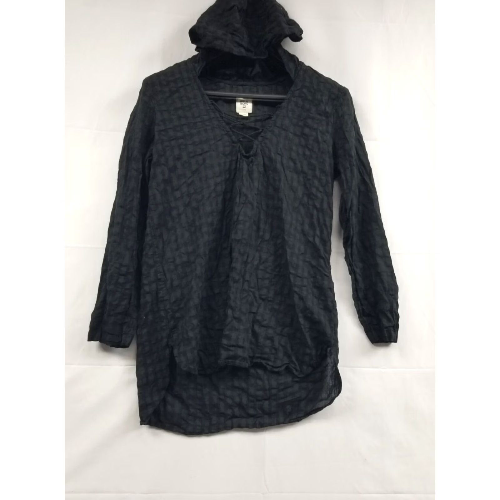 Billabong Billabong Women's Hooded Shirt Lightweight Surf Black Size Large Size L / US 10 / IT 46 - 2 Thumbnail