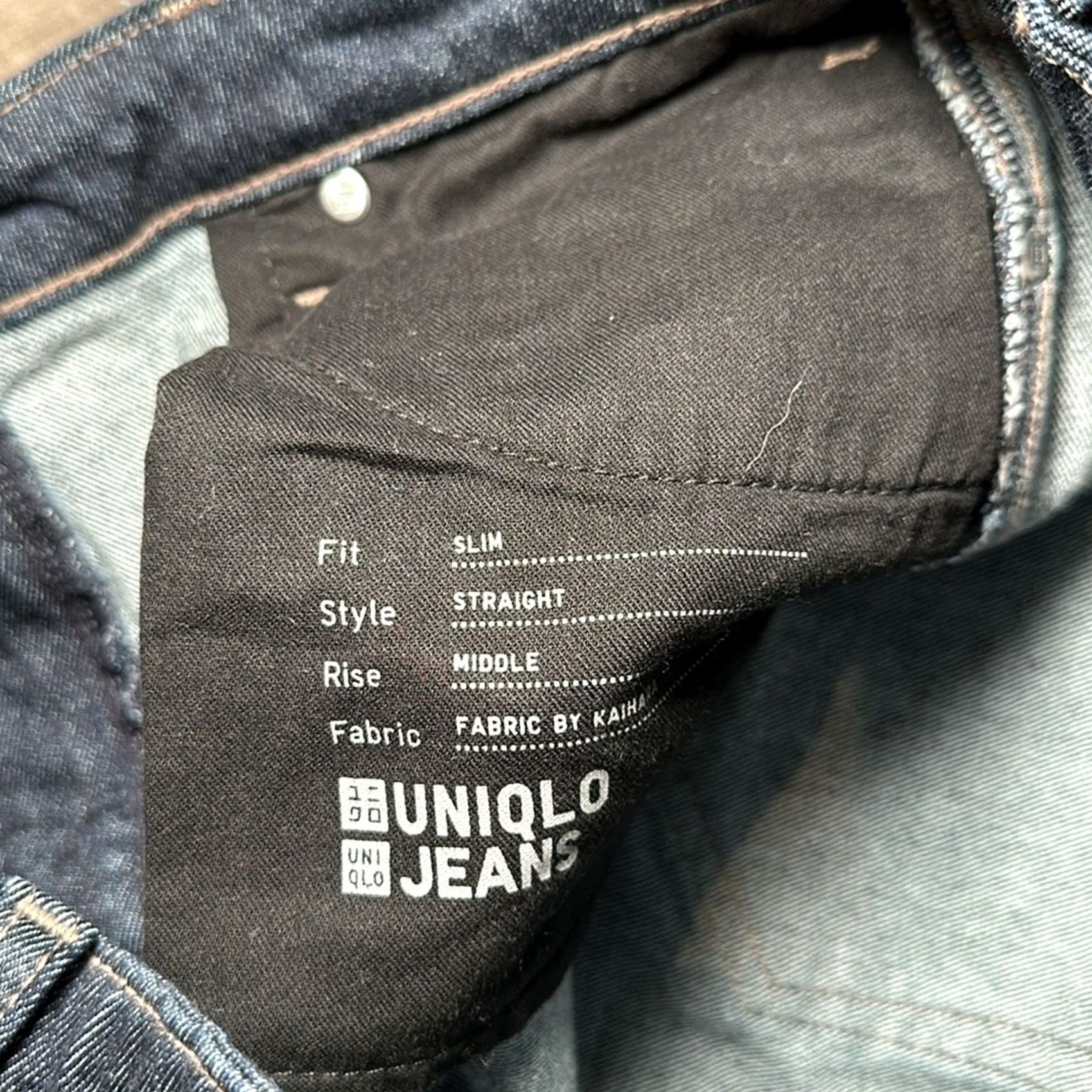 Uniqlo VINTAGE Uniqlo Women Jeans Slim Straight Mid Rise 27 Blue Regular Size 27 89% Cotton 11% Elastane Size 27" / US 4 / IT 40 - 7 Thumbnail