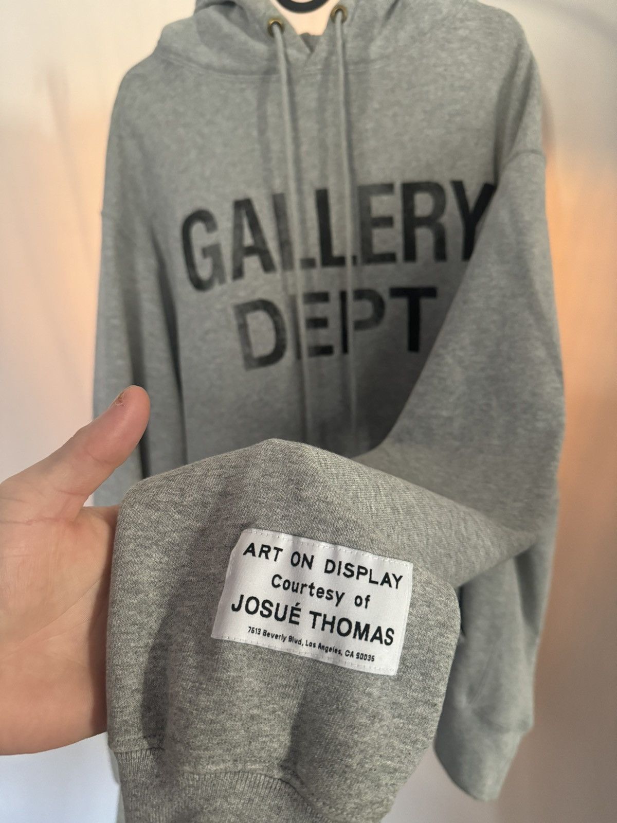 Gallery Dept. Gallery Dept. centre logo hoodie Size US L / EU 52-54 / 3 - 2 Thumbnail