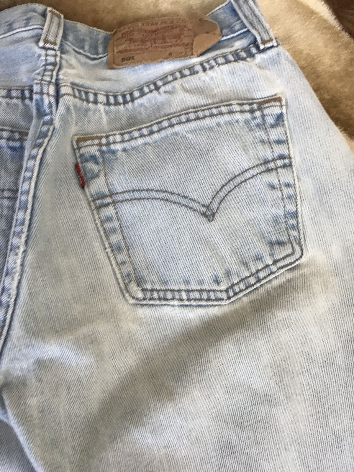 Levi's 🔥 Vintage Levis 29x30 Distressed Denim Washed Pants Jeans Size US 29 - 10 Thumbnail