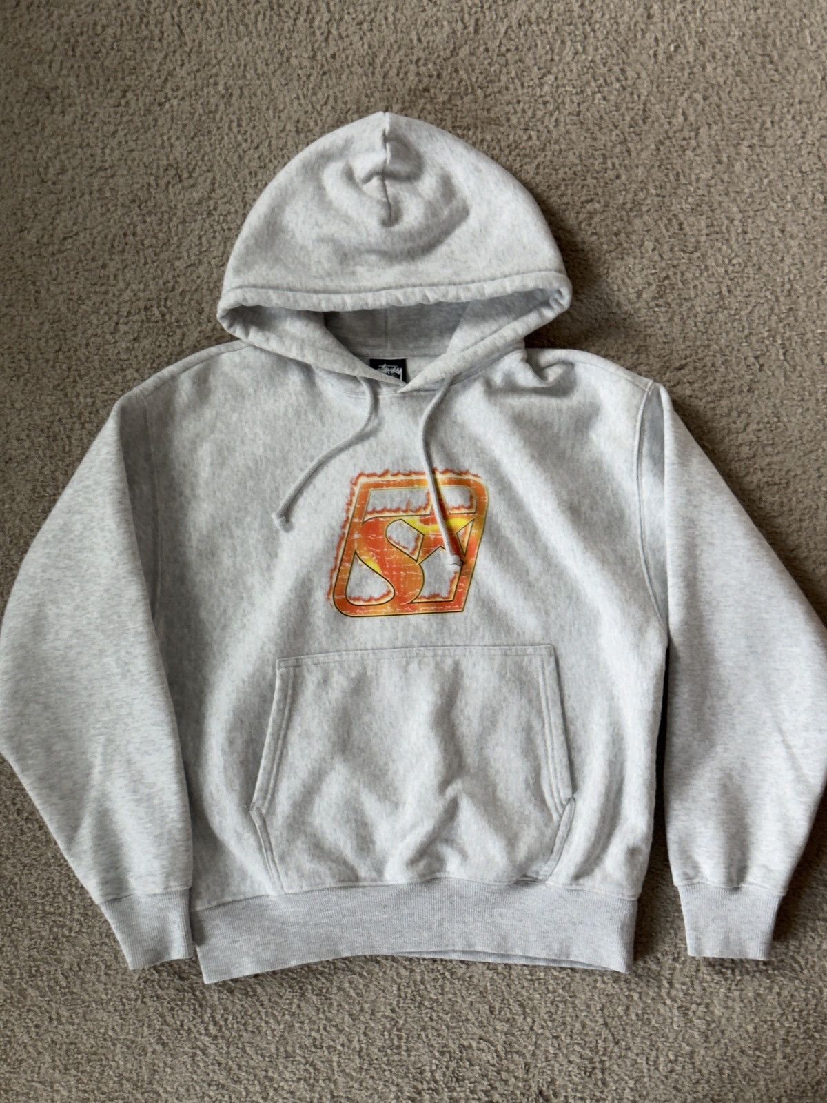 Stussy Stussy Blaze Hoodie ‘Ash Heather’ Size US S / EU 44-46 / 1 - 1 Thumbnail