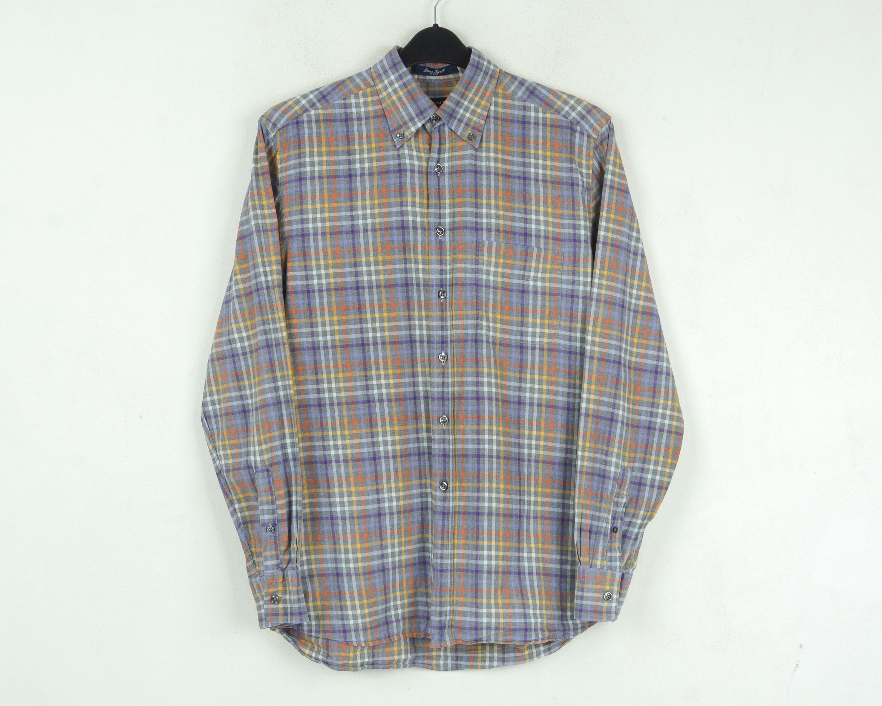 Gant Maine Twill Shirt Button Up M Long Sleeve Check E-Z Fit Size US M / EU 48-50 / 2 - 1 Thumbnail