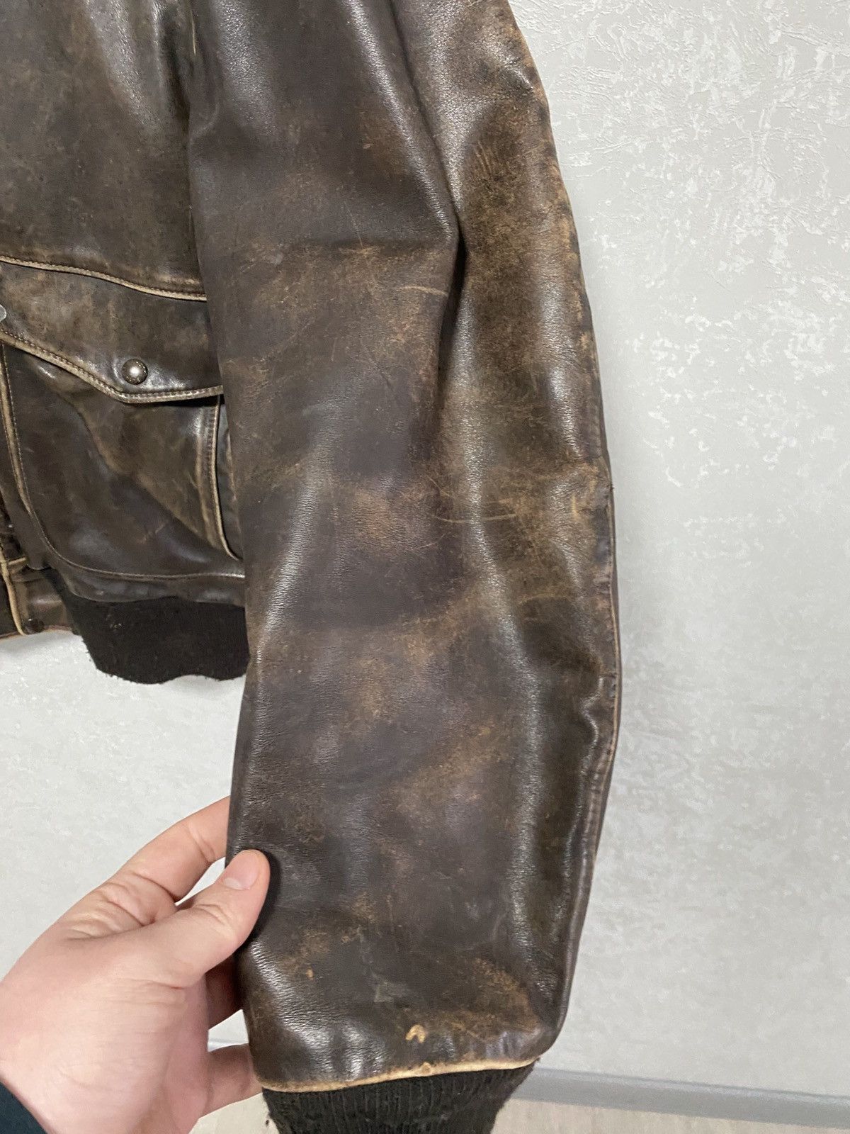 Schott GENUINE VINTAGE 70s SCHOTT IS 674 MS LEATHER FLIGHT JACKET Size US M / EU 48-50 / 2 - 9 Thumbnail