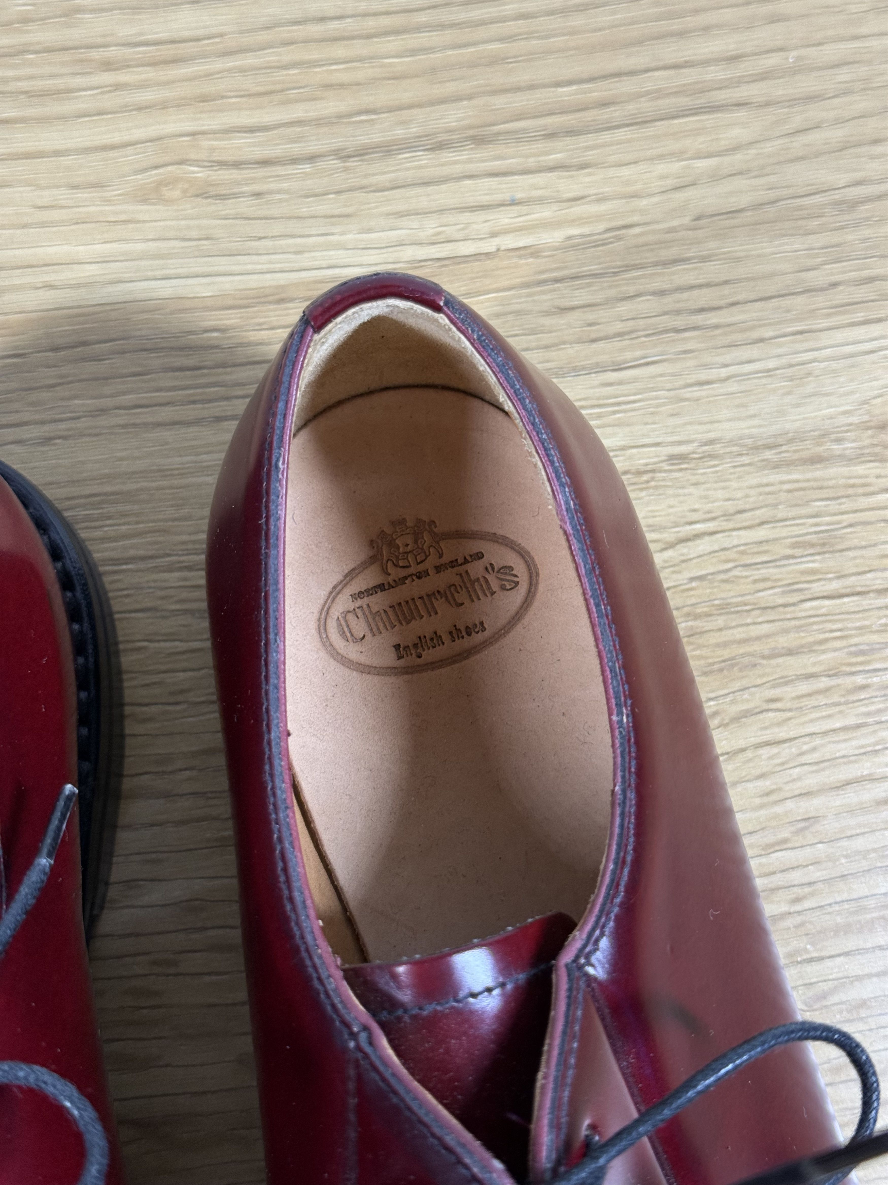 Church's Women's Church's Shannon Wr Brushed calfskin Derby lace-ups Size US 6 / IT 36 - 7 Thumbnail