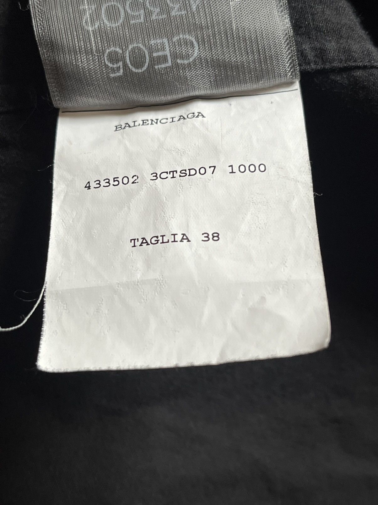 Balenciaga Balenciaga Black Zip Overshirt – Ref. 433502 TSD07 1000 Size US XXS / EU 40 - 8 Thumbnail