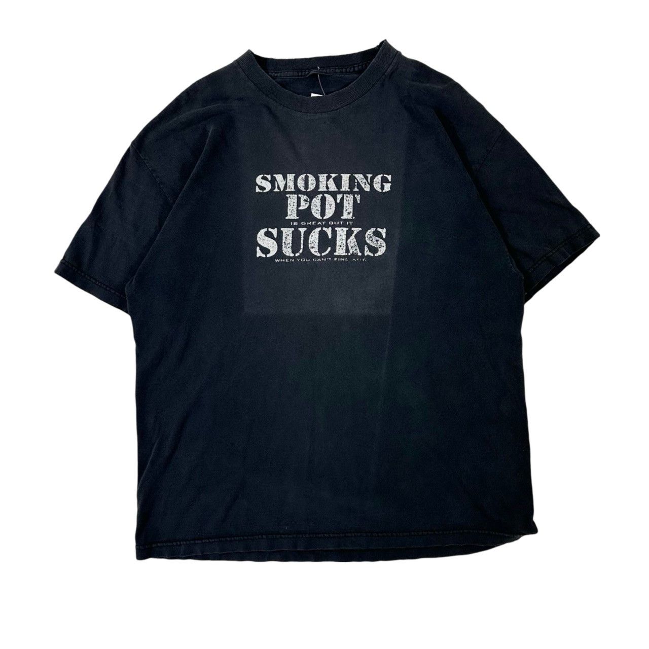 Vintage Vintage 00s Smoking Pot Sucks Parody Graphic T Shirt Size US XL / EU 56 / 4 - 1 Thumbnail