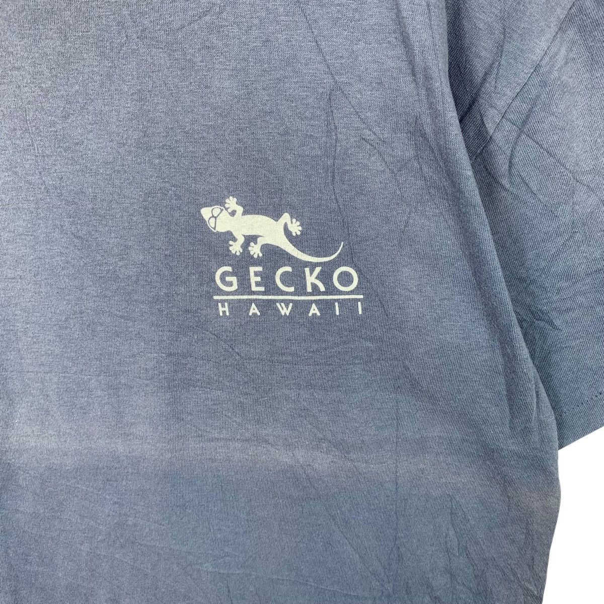 Vintage Vintage 1997 GECKO HAWAII SURF Natural Sun Faded Tee Shirt Size US M / EU 48-50 / 2 - 4 Thumbnail