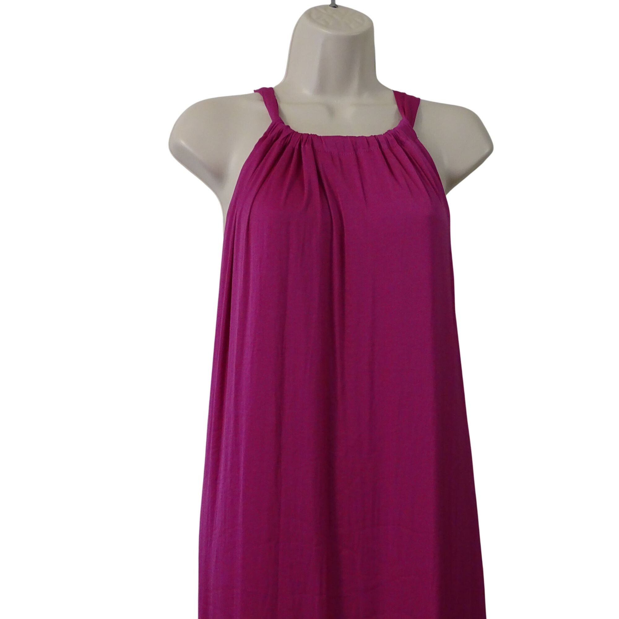 Banana Republic Banana Republic Purple Sleeveless Halter Maxi Dress Women Si Size S / US 4 / IT 40 - 3 Thumbnail