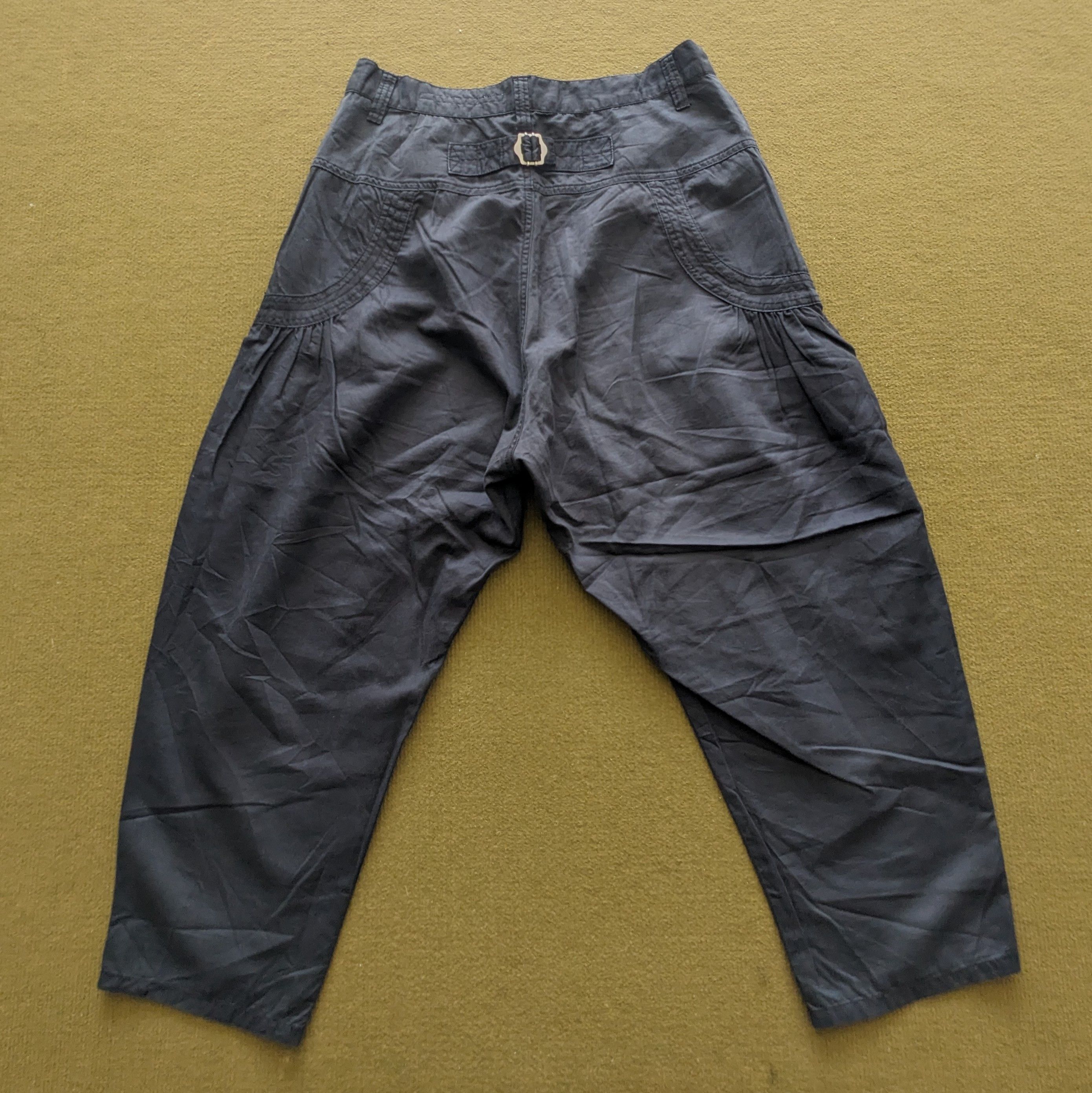 Japanese Brand Vintage Sunaokuwahara by Issey Miyake Buggy Pants Size US 29 - 2 Thumbnail