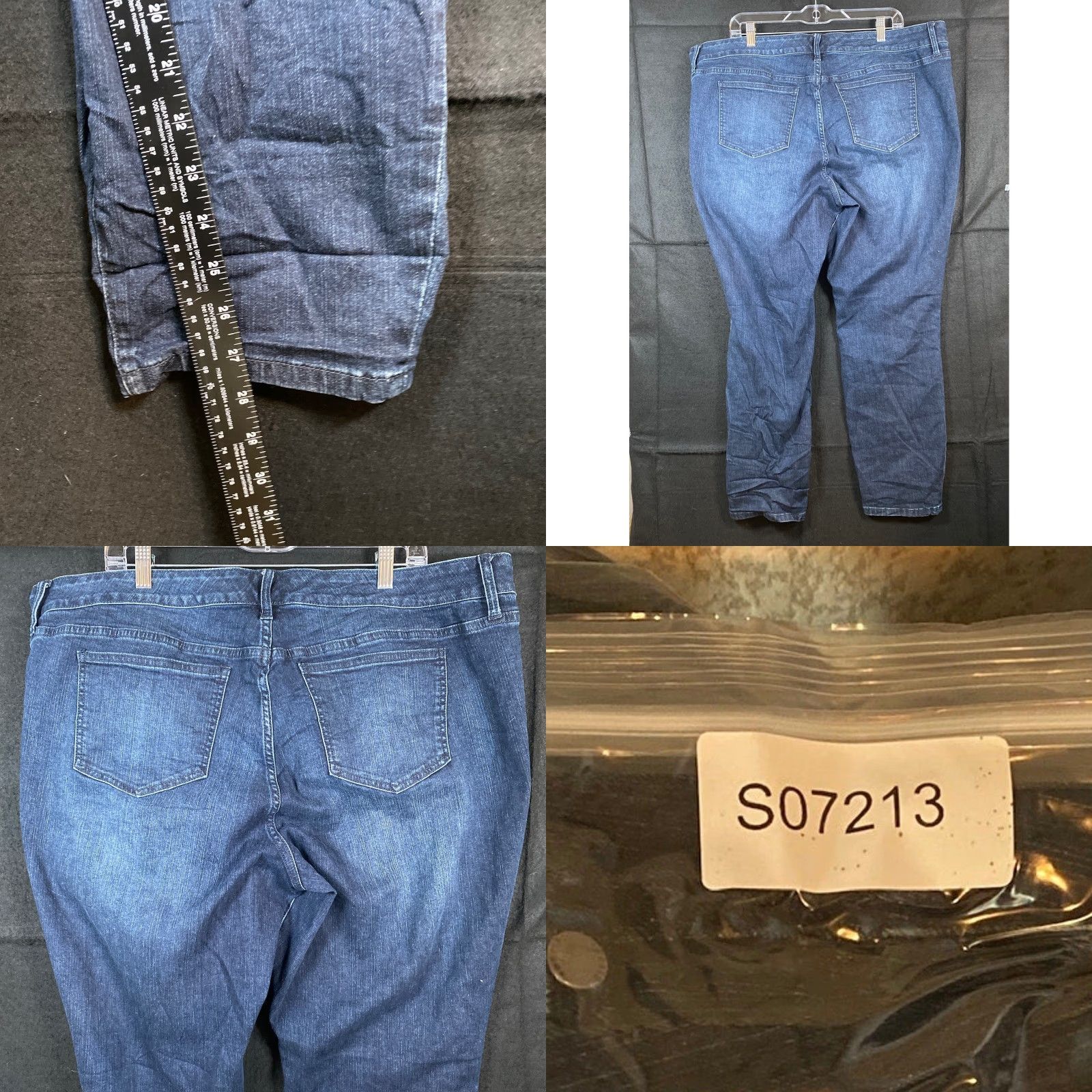 Torrid Torrid Jeans Blue Denim High Rise Straight Leg Stretch Cotton Blend 22 Womens Size 40" / US 18 - 8 Thumbnail
