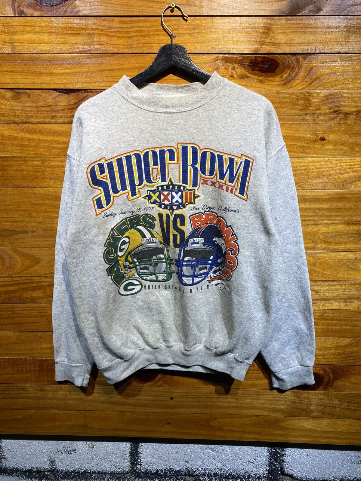 NFL Vintage Super Bowl XXXII Green Bay Packers vs Denver Broncos Size US M / EU 48-50 / 2 - 3 Thumbnail