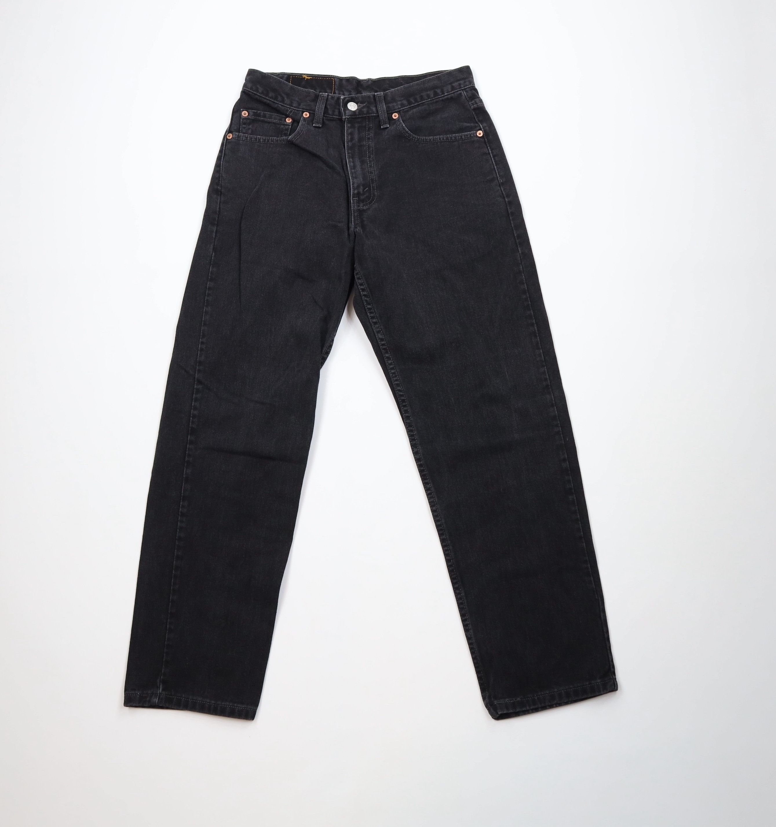 Levi's Vintage Y2K 2001 Levis 550 Fit Tapered Leg Jeans Black Size US 30 / EU 46 - 1 Thumbnail