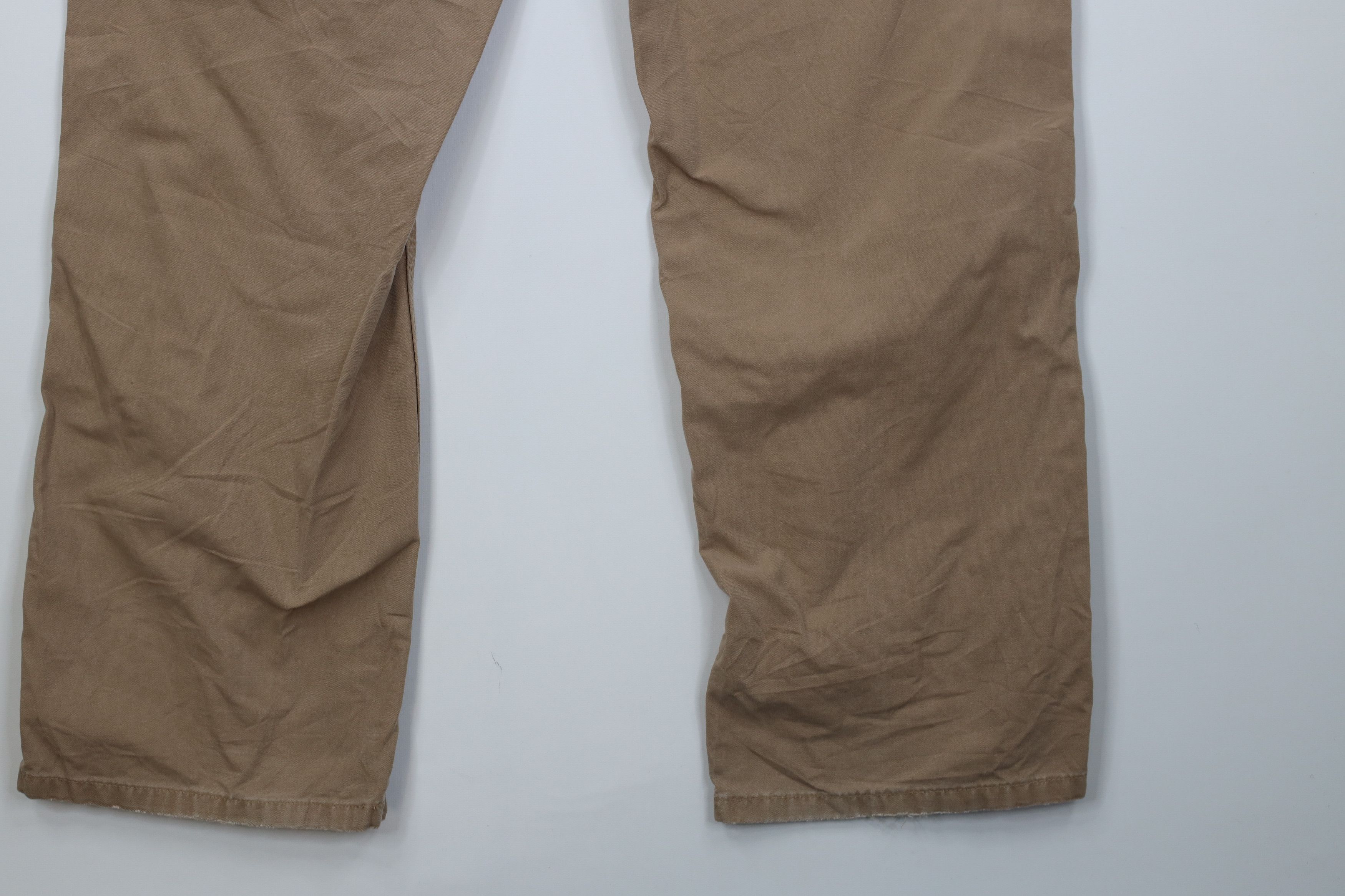Carhartt Vintage 90s Y2K Carhartt Wide Leg Dungaree Pants Duck Brown Size US 32 / EU 48 - 13 Thumbnail