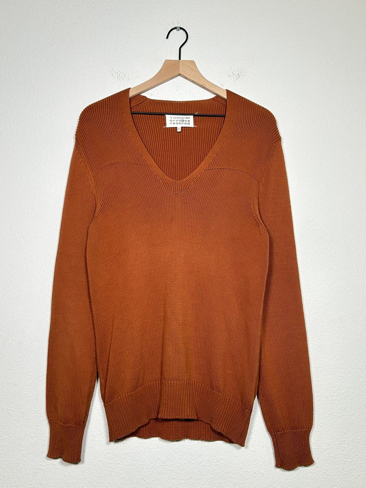 Maison Margiela SS12 Oversized V-Neck Knit Size US M / EU 48-50 / 2 - 1 Thumbnail