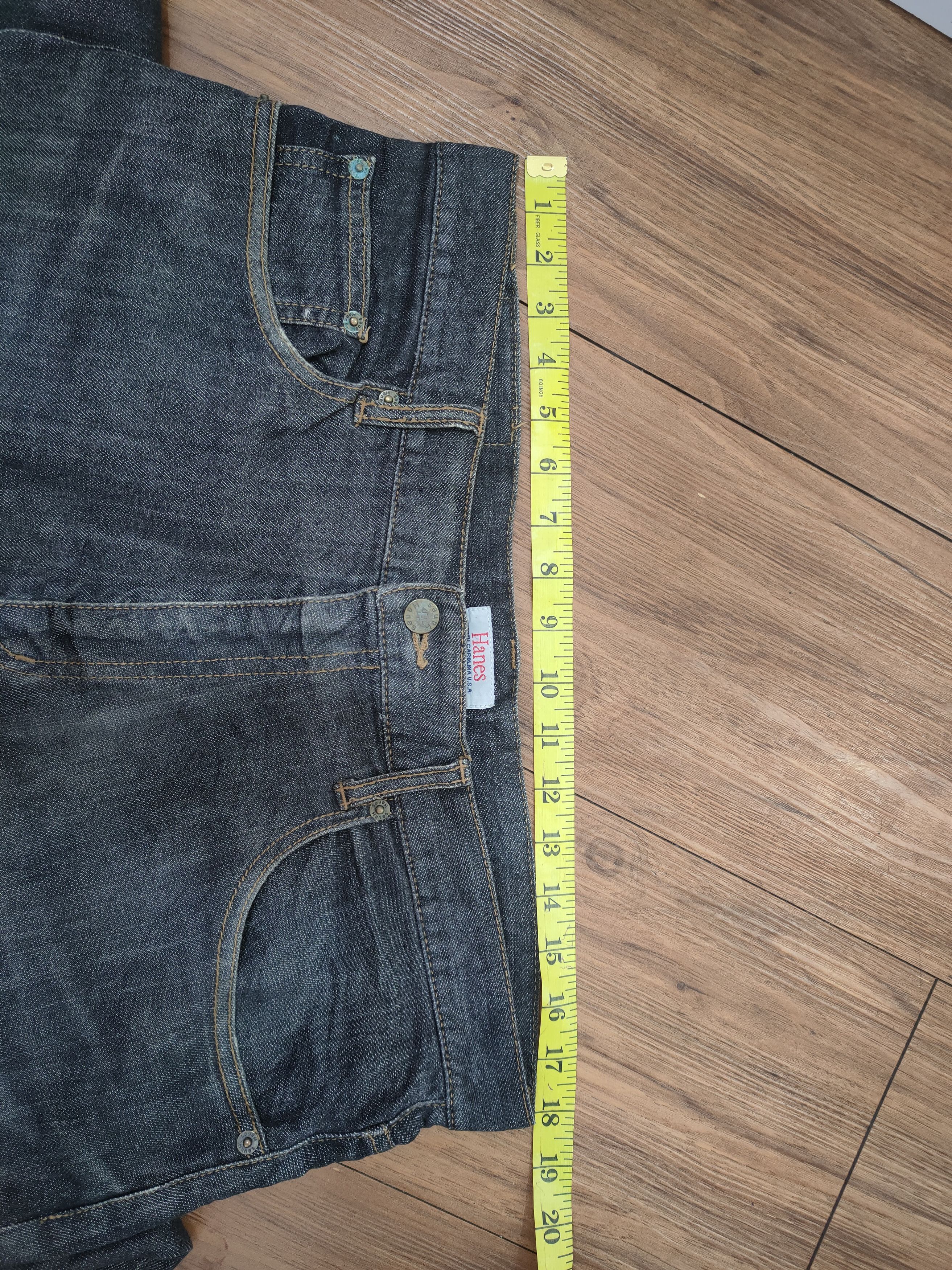 Hanes VINTAGE BLACK HANES FADED JEANS DENIM PANTS Size US 36 / EU 52 - 14 Thumbnail