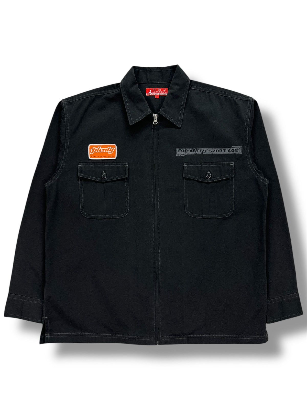 Vintage Vintage 90’s Plenty Tough Worker Jacket Size US L / EU 52-54 / 3 - 1 Thumbnail