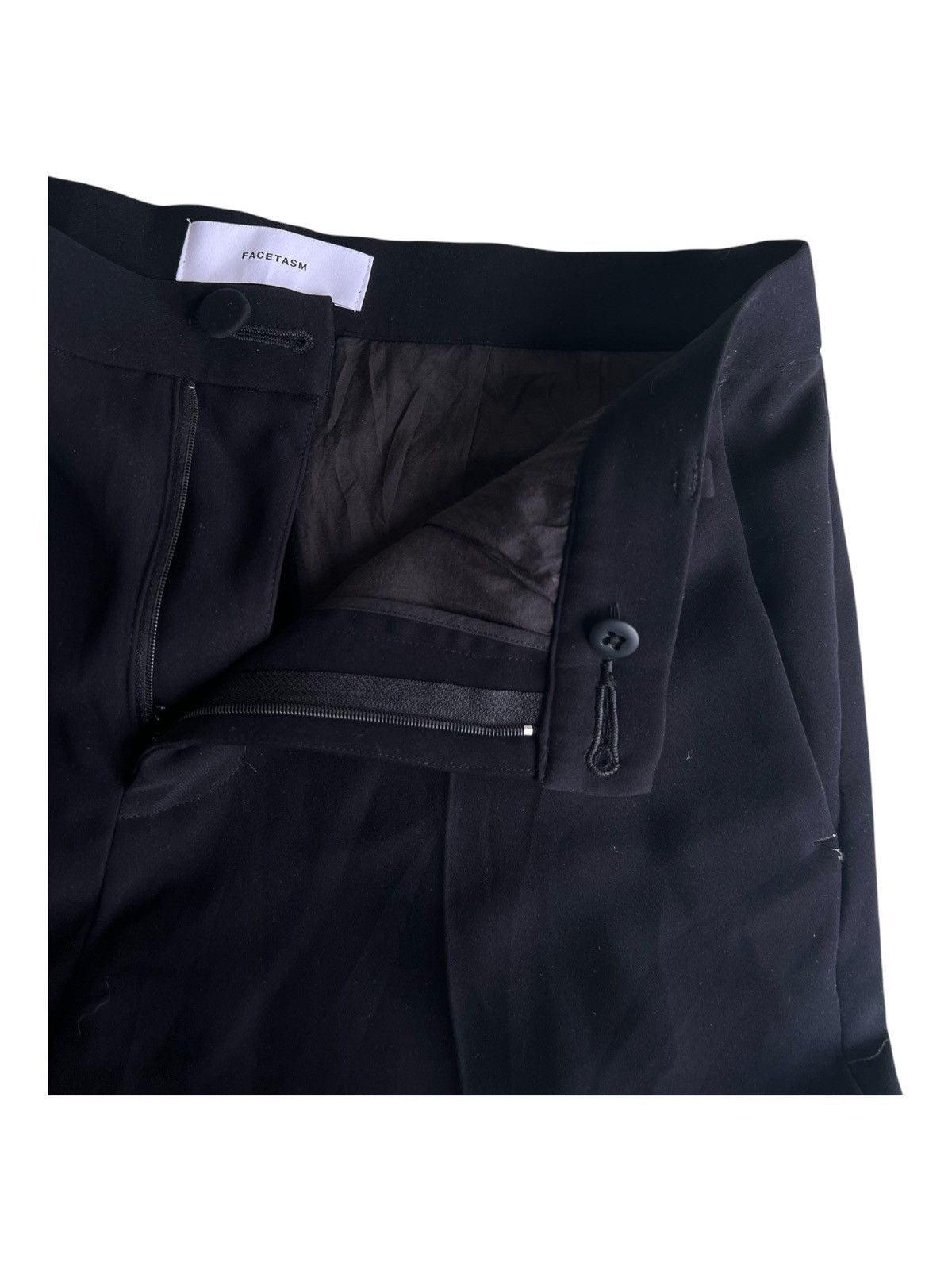 Facetasm FW07 Facetasm 🇯🇵 Side Reconstructed Wide Leg Unusual Pants Size US 31 - 8 Thumbnail