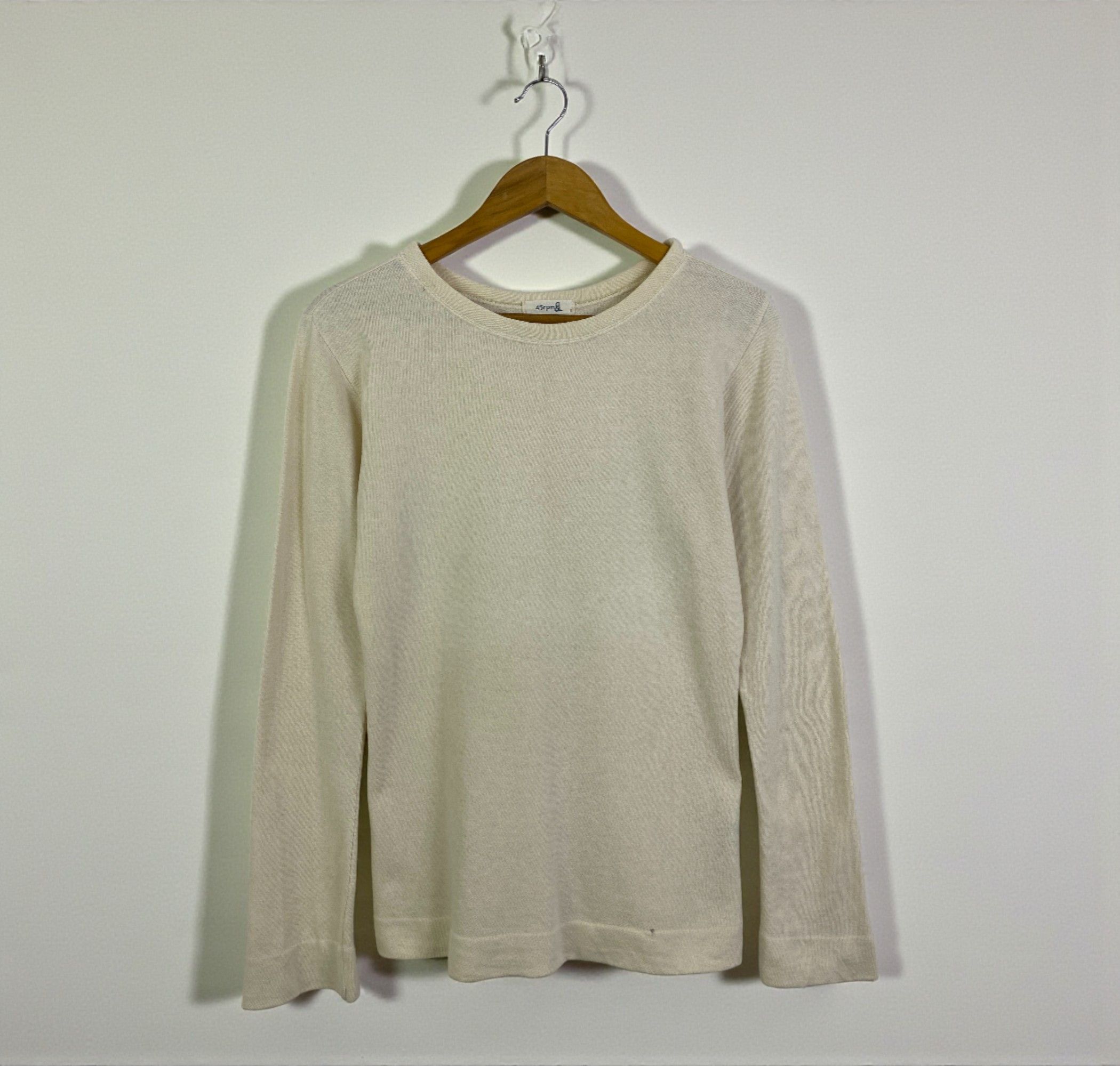 45rpm Vintage 45rpm Plain Crewneck Pullover Sweatshirt SH0320 Size US S / EU 44-46 / 1 - 1 Thumbnail