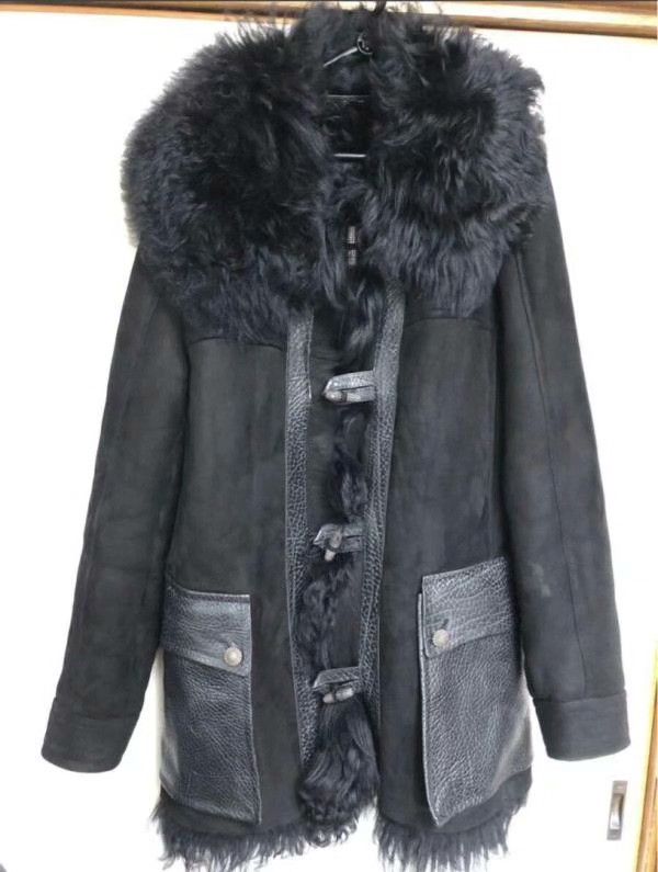 Ugo Cacciatori Ugo Cacciatori Mutton Leather Fur Coat Size M / US 6-8 / IT 42-44 - 1 Thumbnail