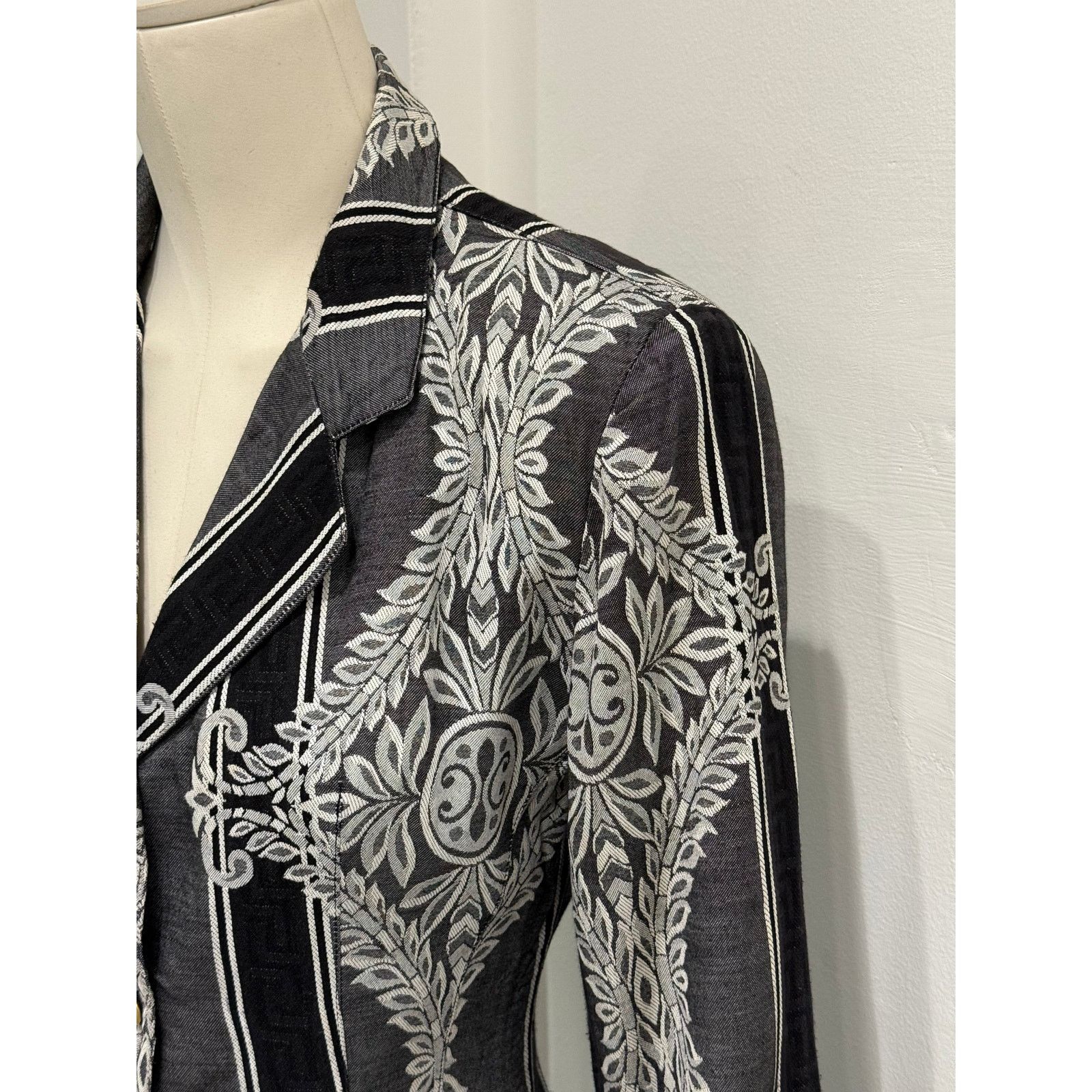 Jean Paul Gaultier 2000s Jean Paul Gaultier paisley set blazer skirt Size 30" / US 8 / IT 44 - 6 Thumbnail