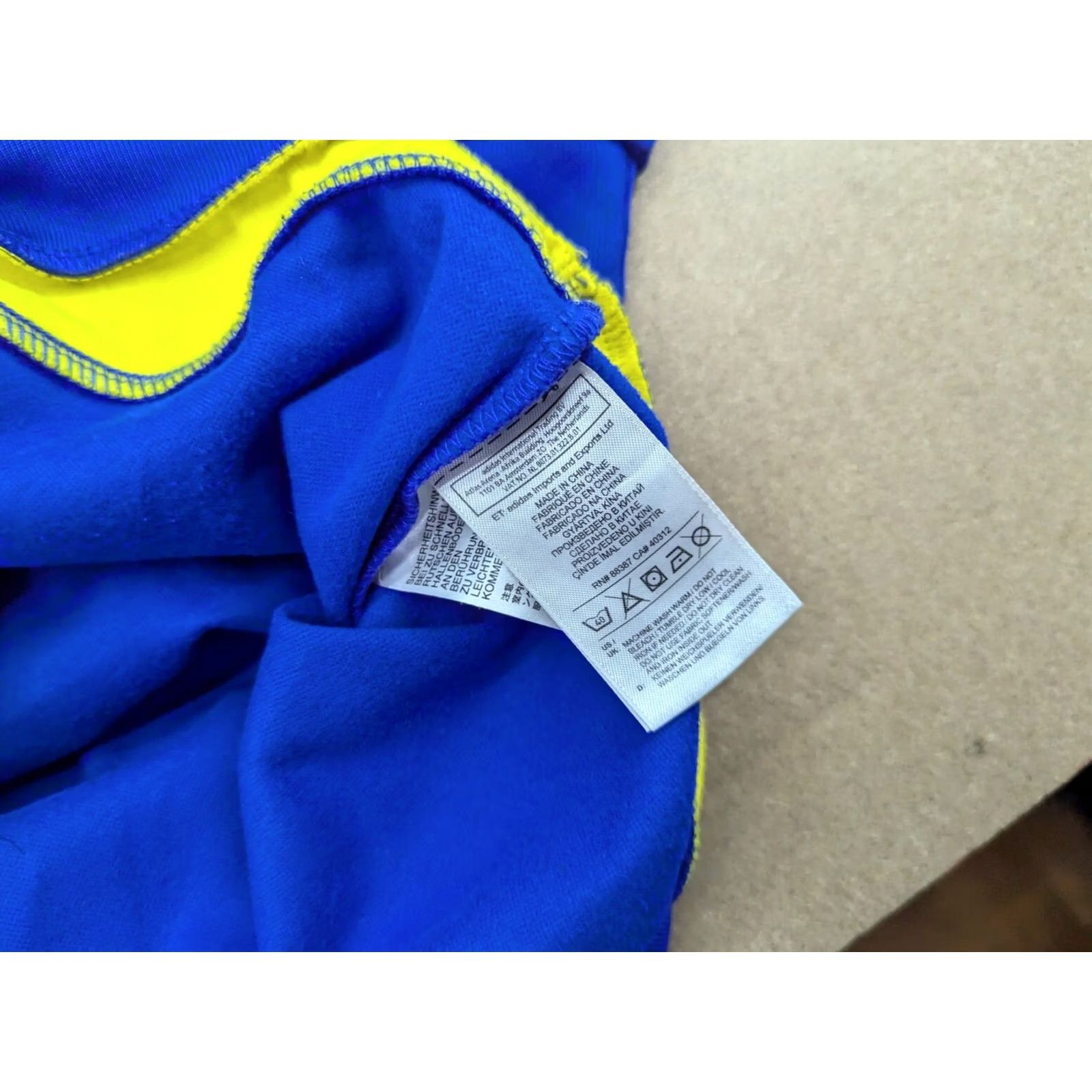 Adidas Adidas Maccabi Tel Aviv 2015 Training Top Jersey Blue Long Sleeve XS Adult Men's T-Shirt Quick Dry Football Athletic Jersey Size US XS / EU 42 / 0 - 7 Thumbnail