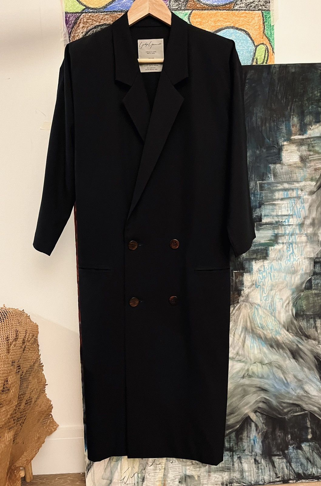 Yohji Yamamoto [Grail]1981AW Yohji Yamamoto Femme Paris Debut Coat Size US M / EU 48-50 / 2 - 5 Thumbnail