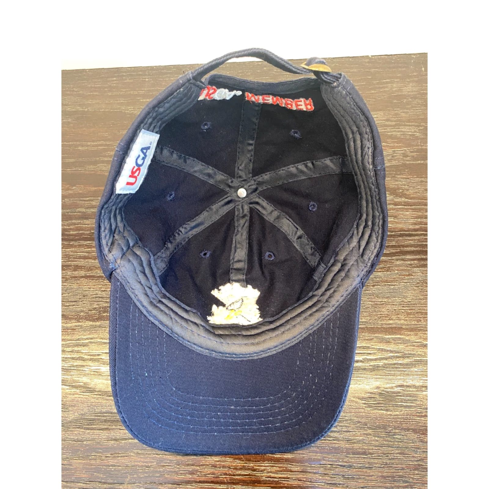 Vintage US Open Hat USGA One Size Blue Winged Foot 2020 Golf Strapback Mens Size ONE SIZE - 6 Thumbnail