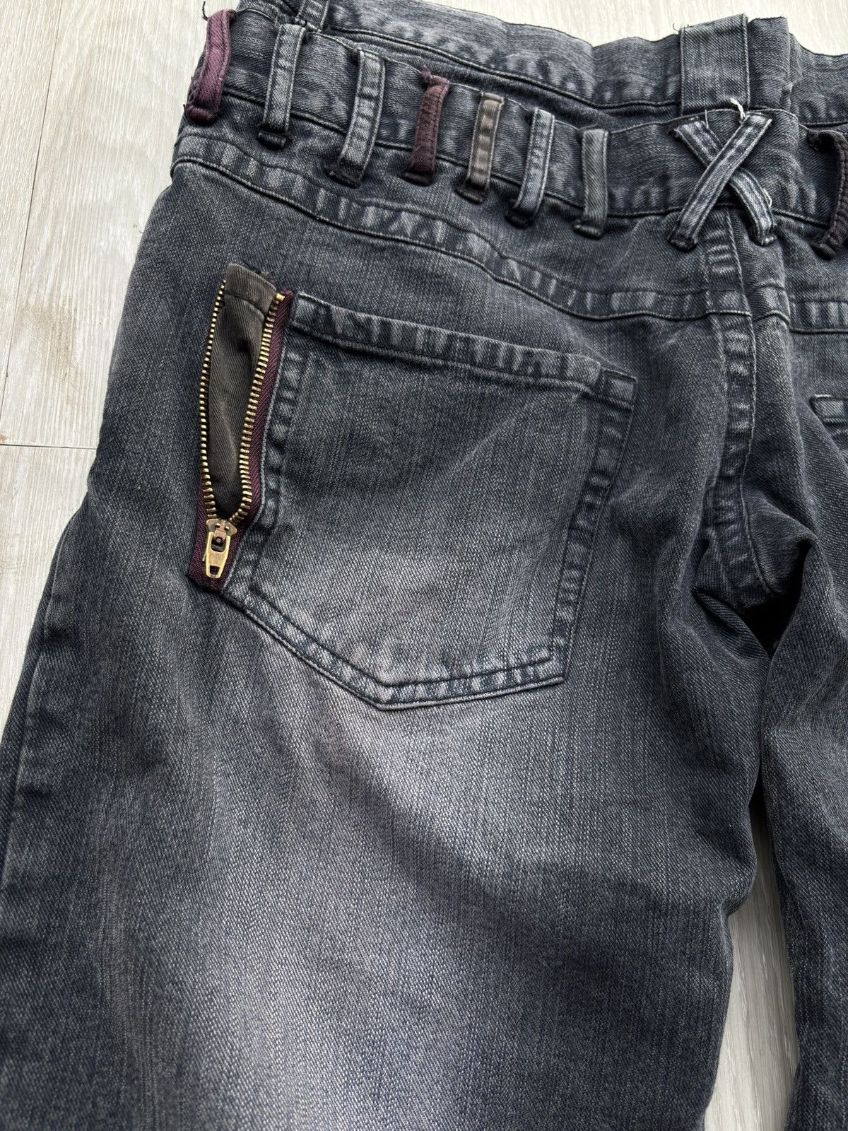 Japanese Brand IN THE ATTIC double waist flare jeans Size US 29 - 7 Thumbnail