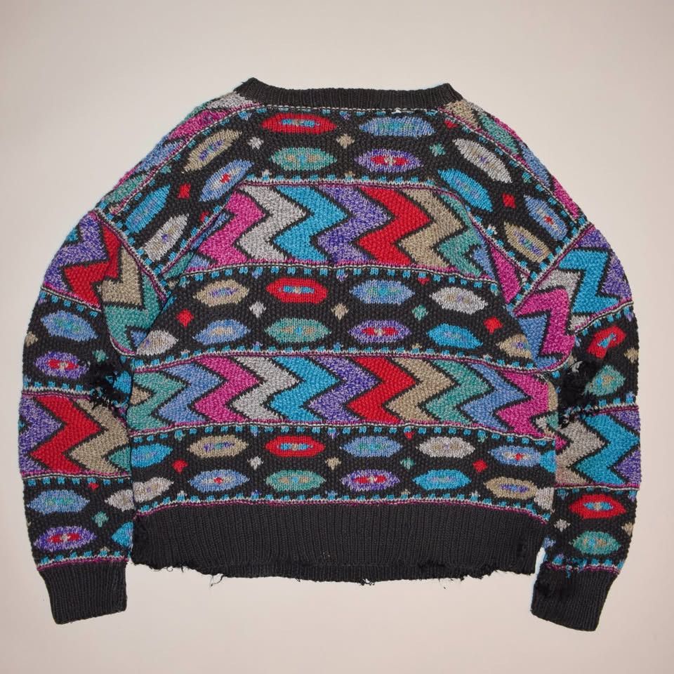 Coogi × Northern Isles × Vintage Vintage Coogi Style Northern Isles Knit Sweater (Distressed) Size US L / EU 52-54 / 3 - 2 Thumbnail