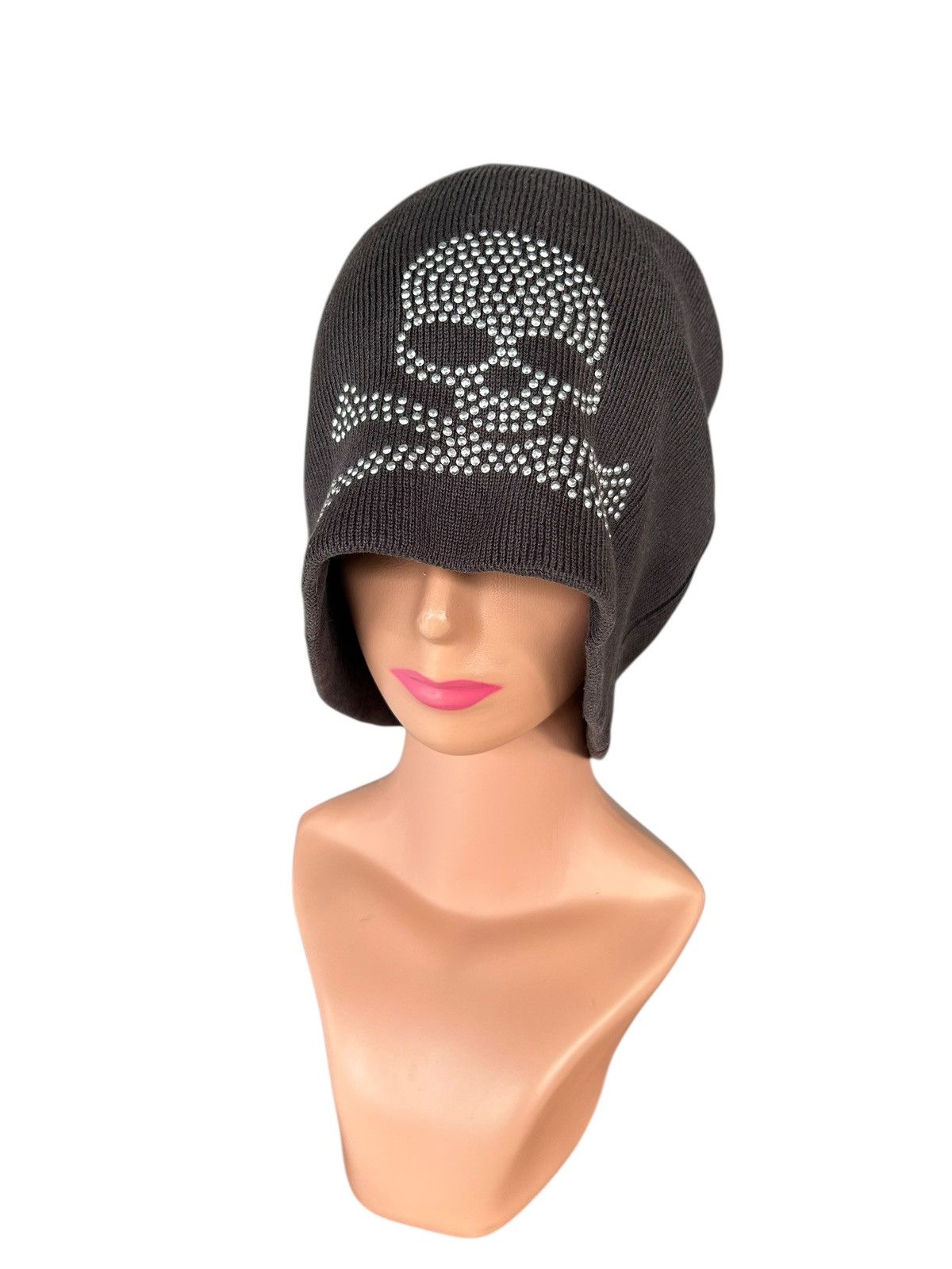 Japanese Brand × Kapital × Vintage Sunfaded Skull Japanese Punk Bondage Style big Beanie Hats Size ONE SIZE - 2 Thumbnail