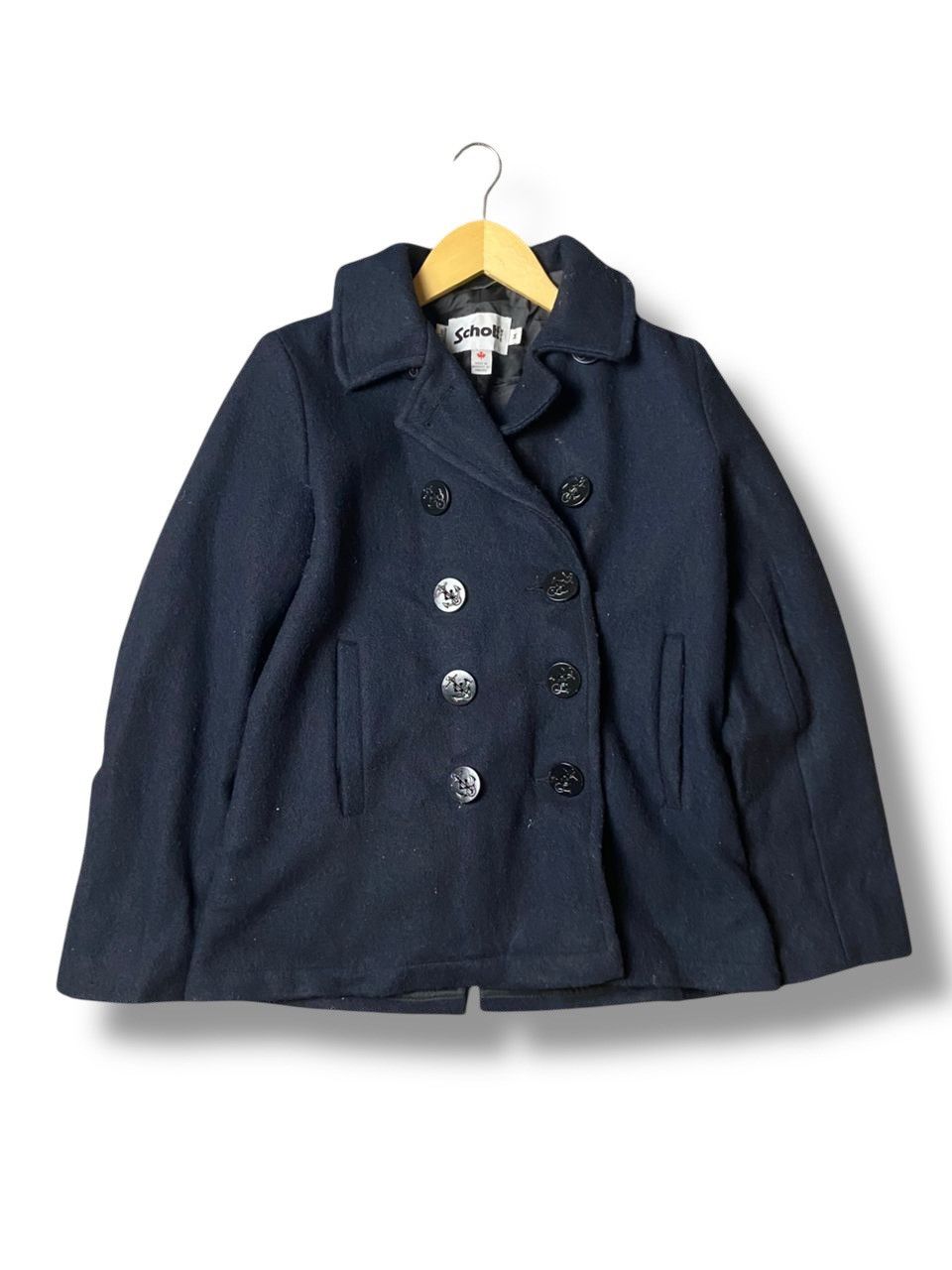 Japanese Brand × Schott × Vintage SCHOTT NYC Double Breasted Wool Jacket (128) Size US M / EU 48-50 / 2 - 1 Thumbnail
